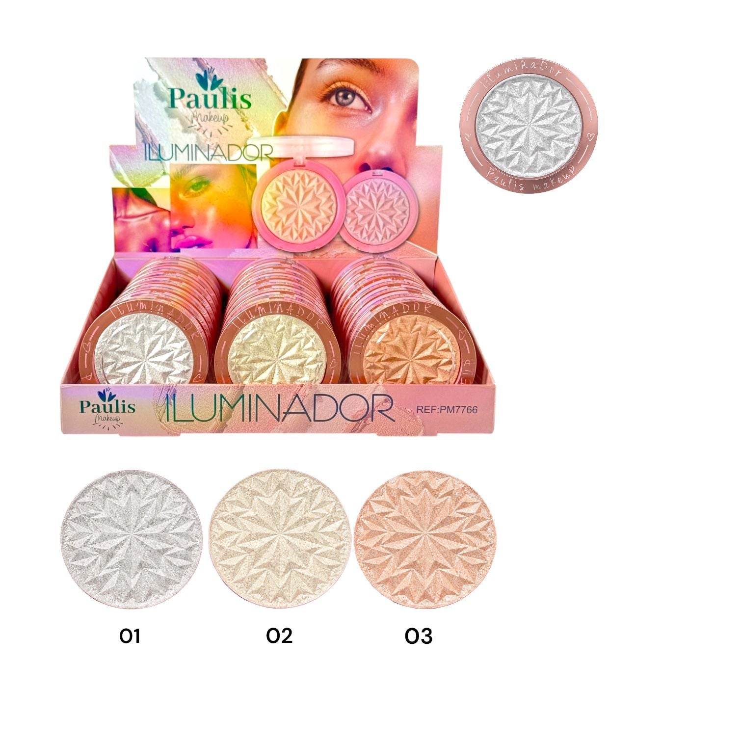 ILUMINADOR EN POLVO PAULIS MAKEUP