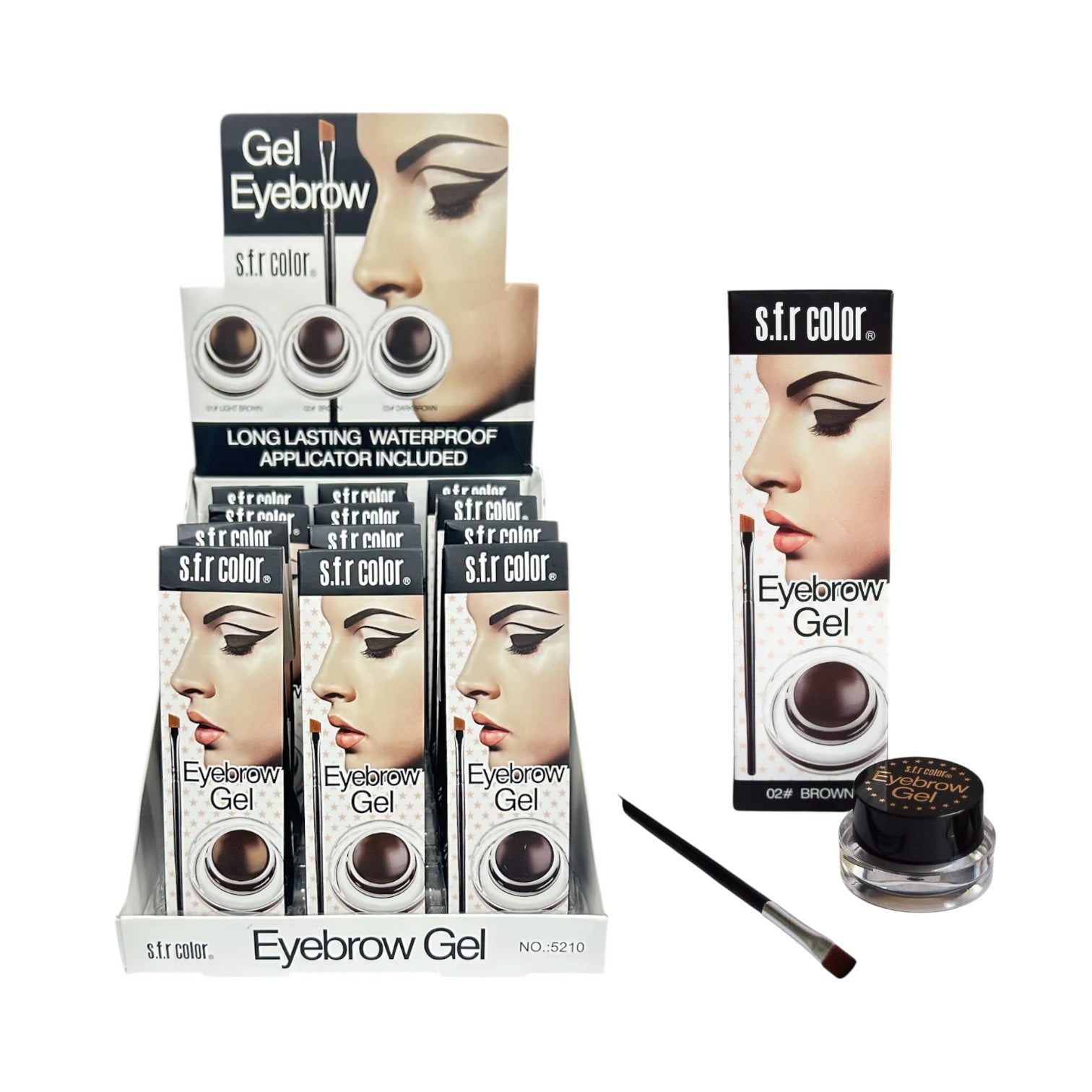 BETUN DE CEJAS EYEBROW GEL SFR COLOR
