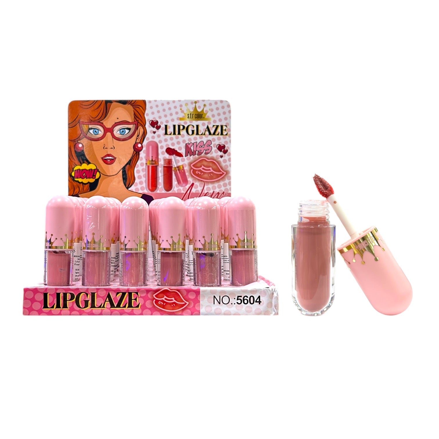 BRILLO GLOSS CON COLOR LIPGLAZE KISS SFR COLOR