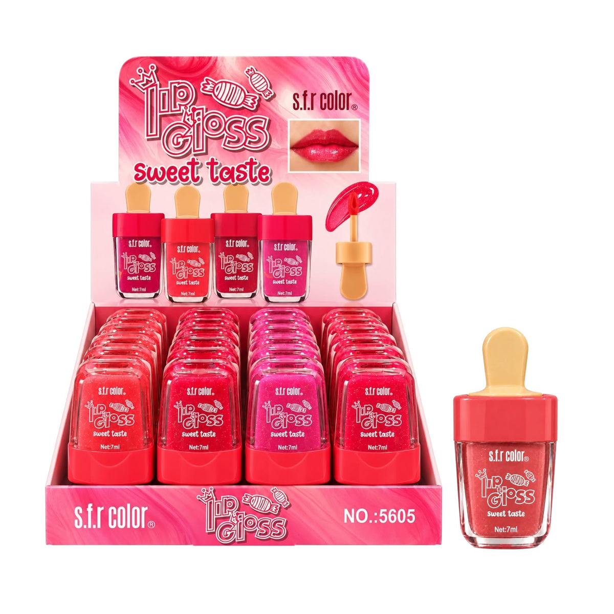 BRILLO CON COLOR PALETA SWEET TASTE SFR