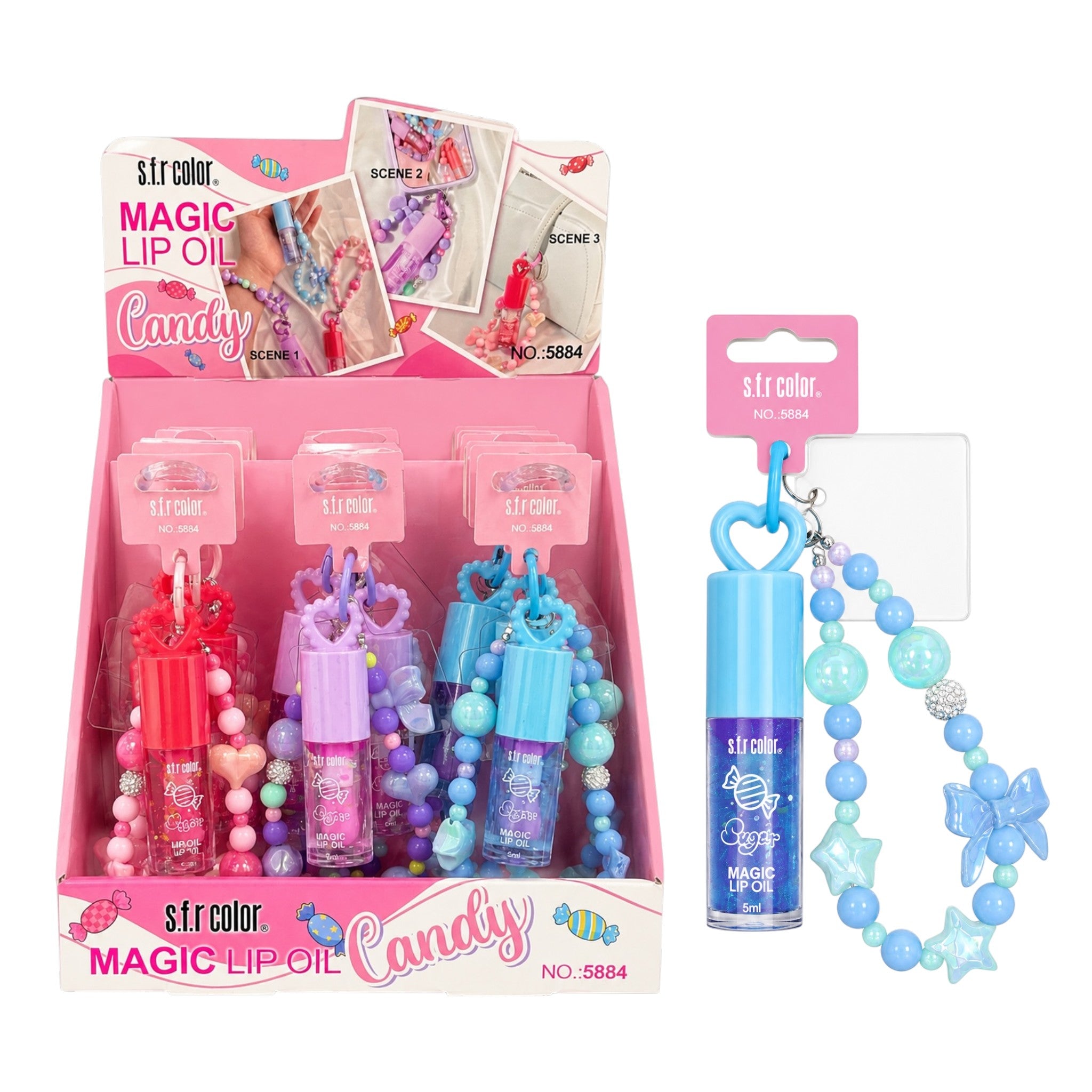 BRILLO GLOSS MAGICO LLAVERO SFR COLOR / ROMANTIC RAIN