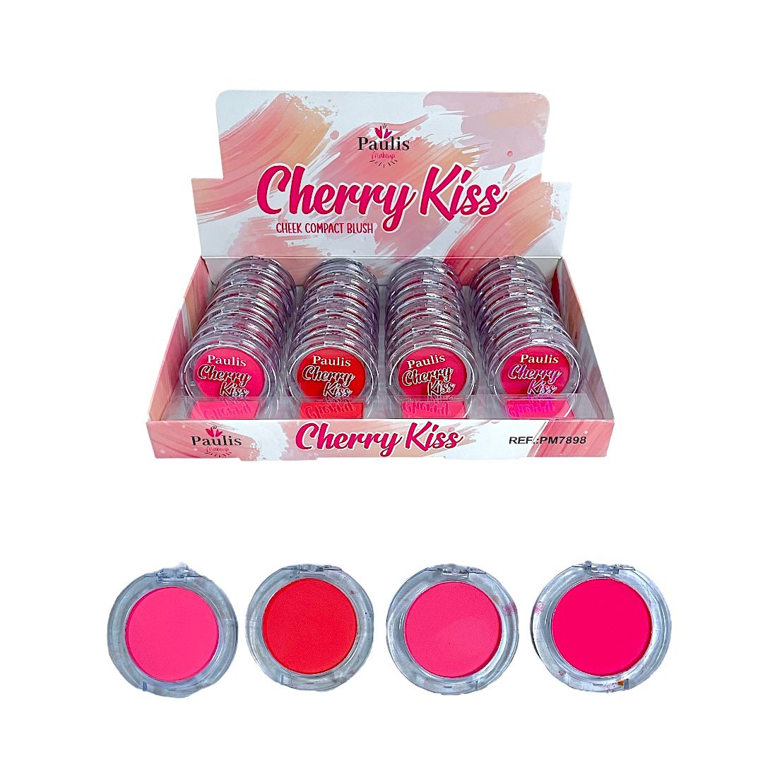 RUBOR EN POLVO CHERRY KISS PAULIS