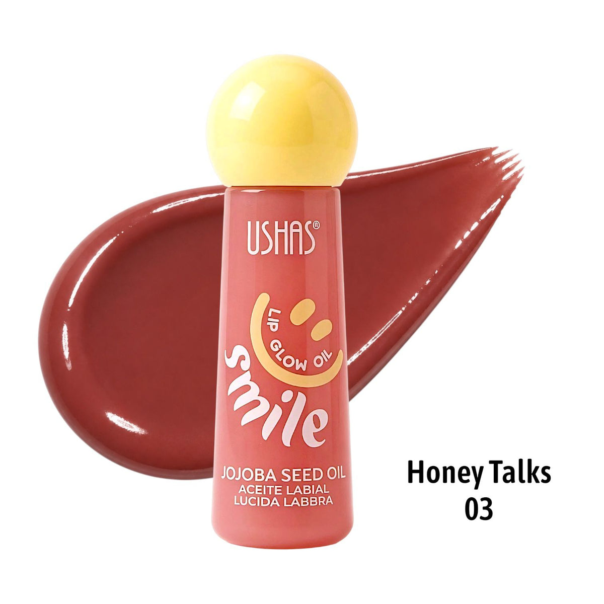 BRILLO GLOSS CON COLOR JOJOBA SMILE TAPITA BOLITA USHAS