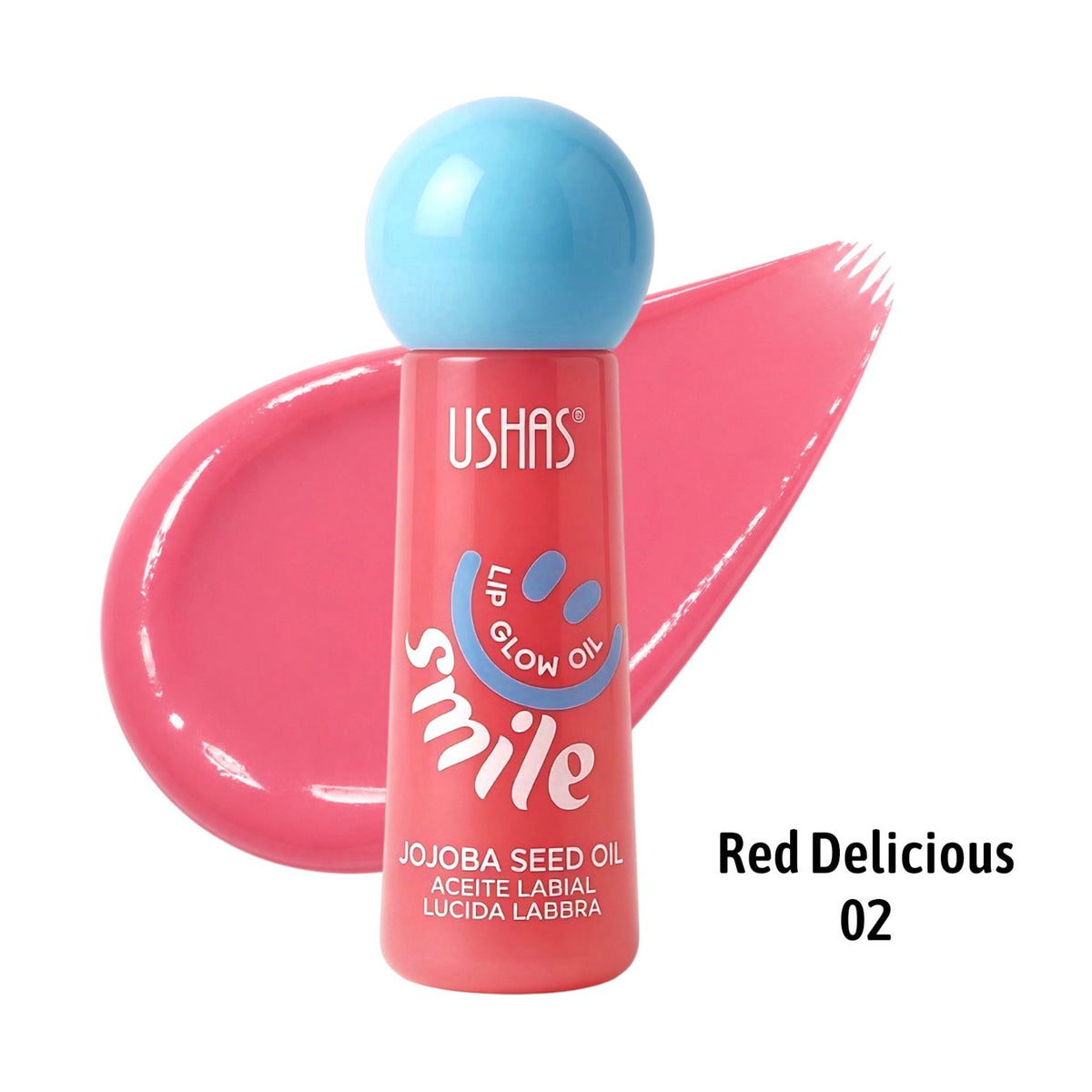 BRILLO GLOSS CON COLOR JOJOBA SMILE TAPITA BOLITA USHAS