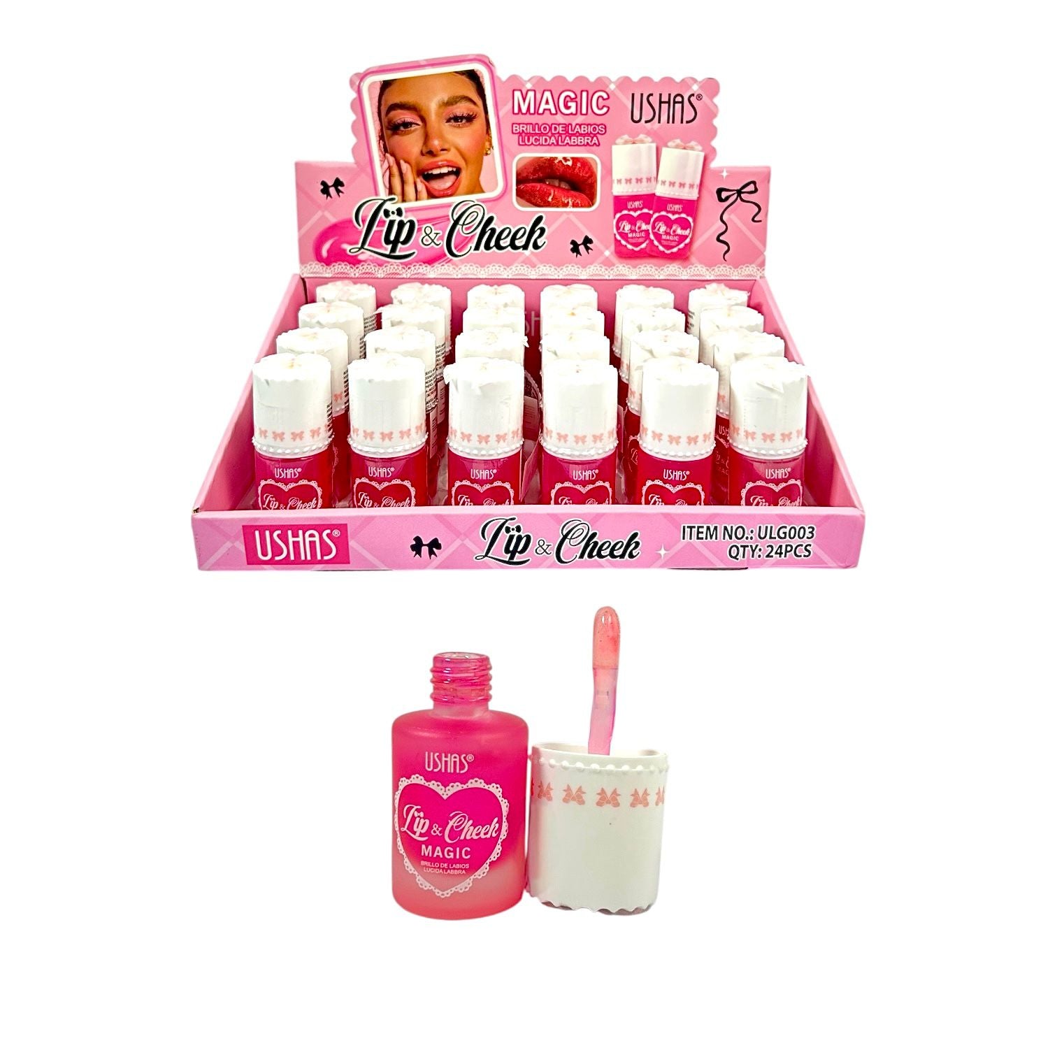 BRILLO MAGICO REDONDO TAPA MOÑO USHAS