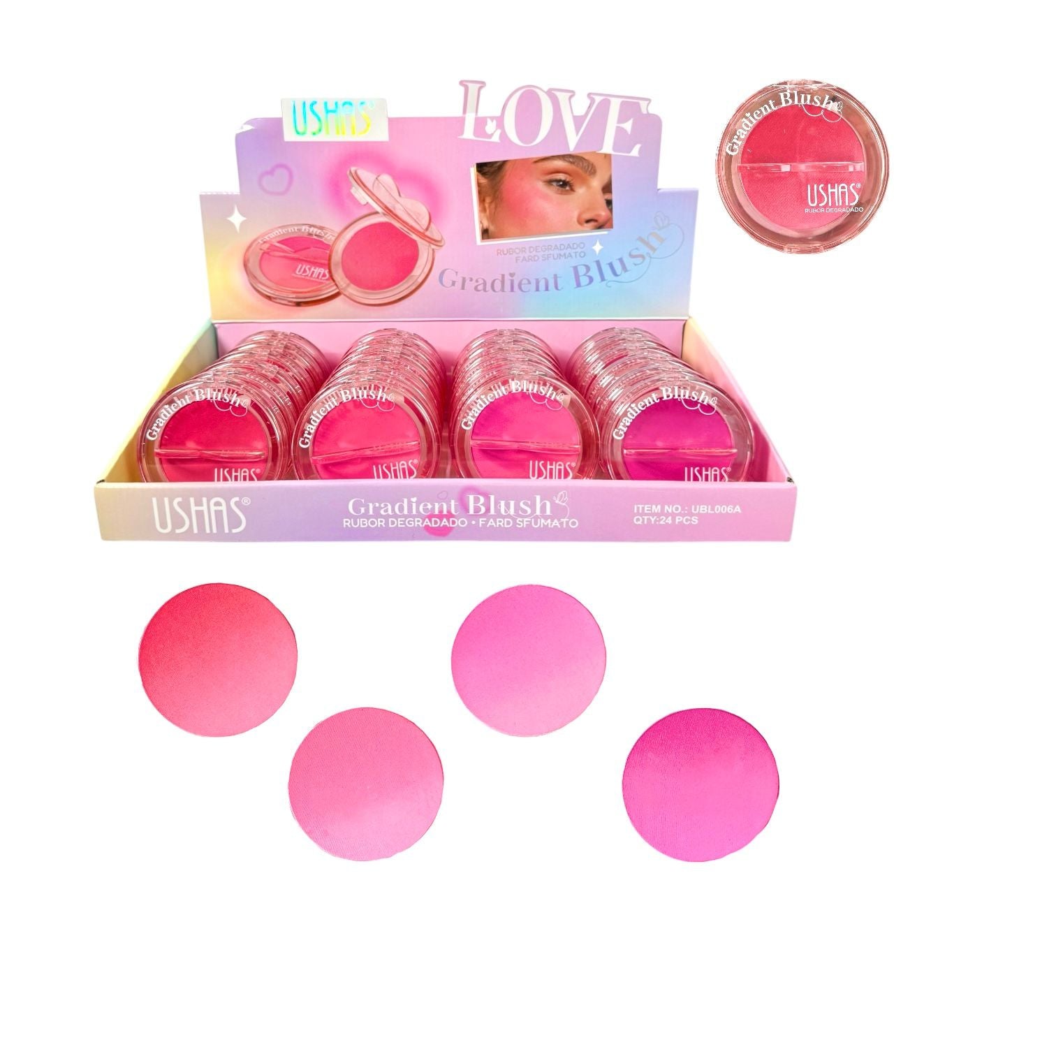 RUBOR DEGRADADO GRADIENT BLUSH USHAS