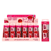 LIP COMBO BRILLO GLOSS Y LAPIZ DELINEADOR LIP KIT USHAS