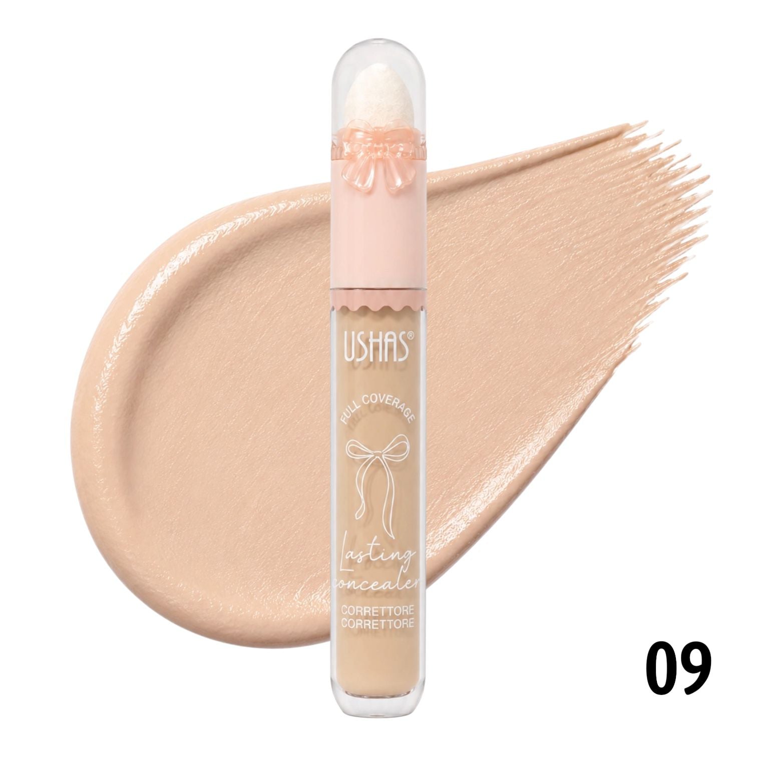 CORRECTOR LIQUIDO CON APLICADOR FULL COVERAGE MOÑITO USHAS