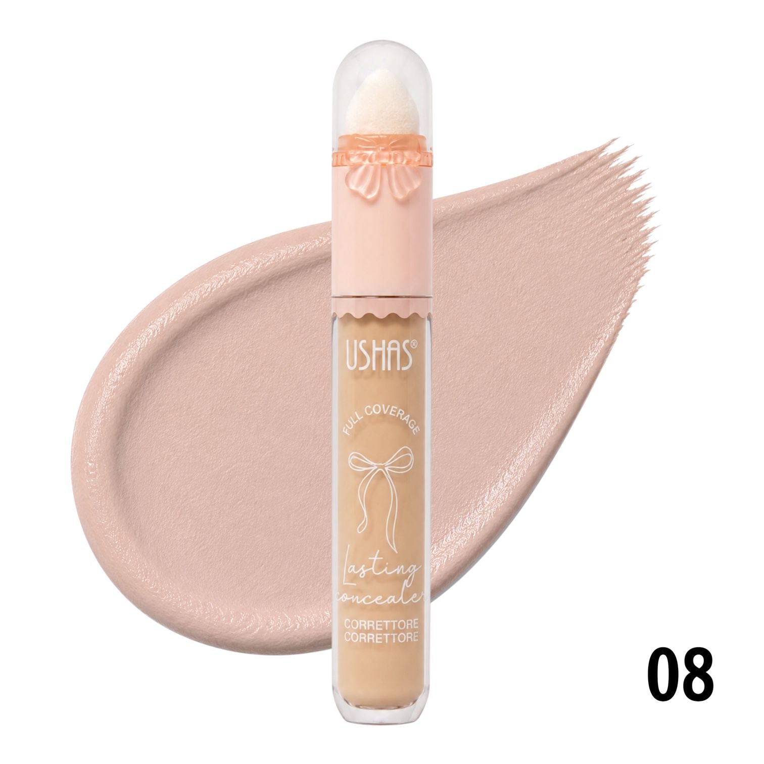 CORRECTOR LIQUIDO CON APLICADOR FULL COVERAGE MOÑITO USHAS