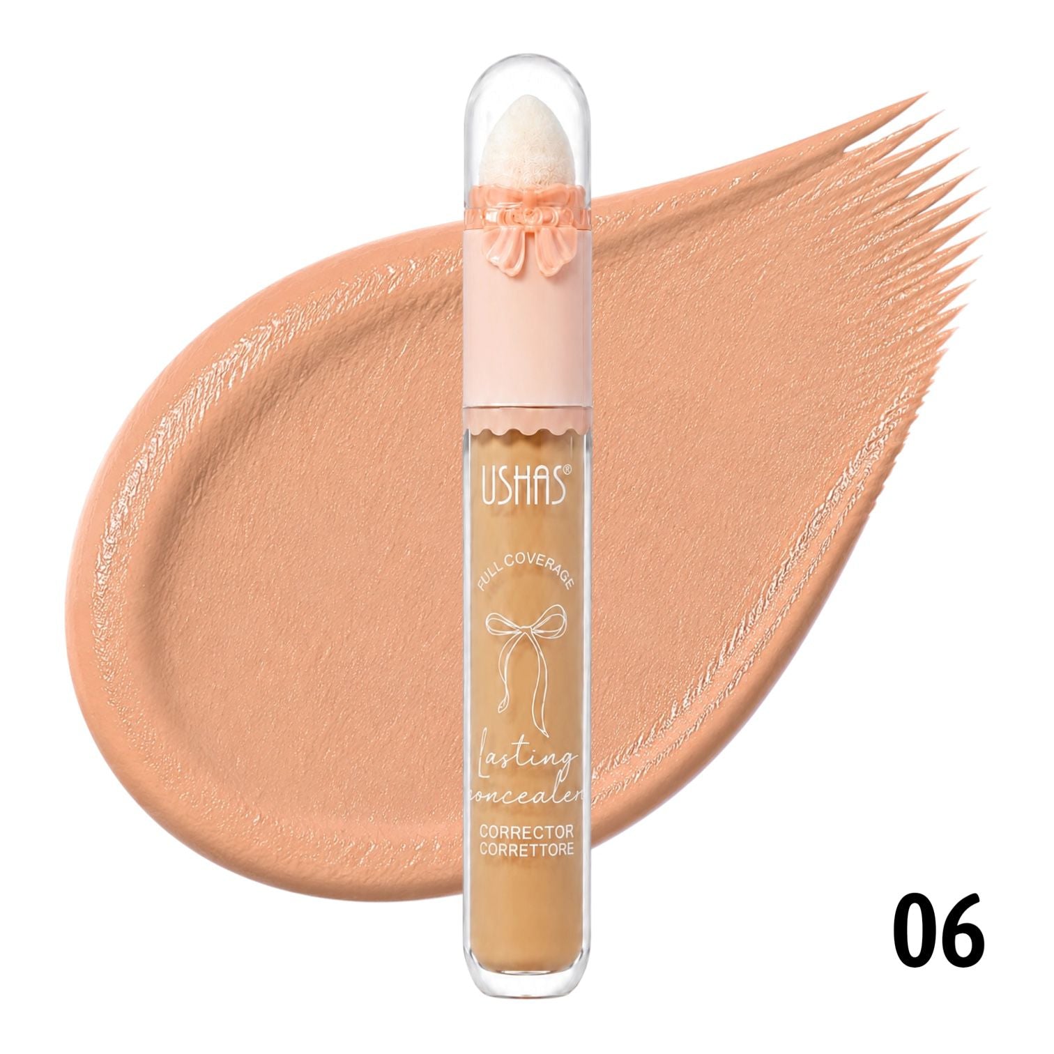 CORRECTOR LIQUIDO CON APLICADOR FULL COVERAGE MOÑITO USHAS