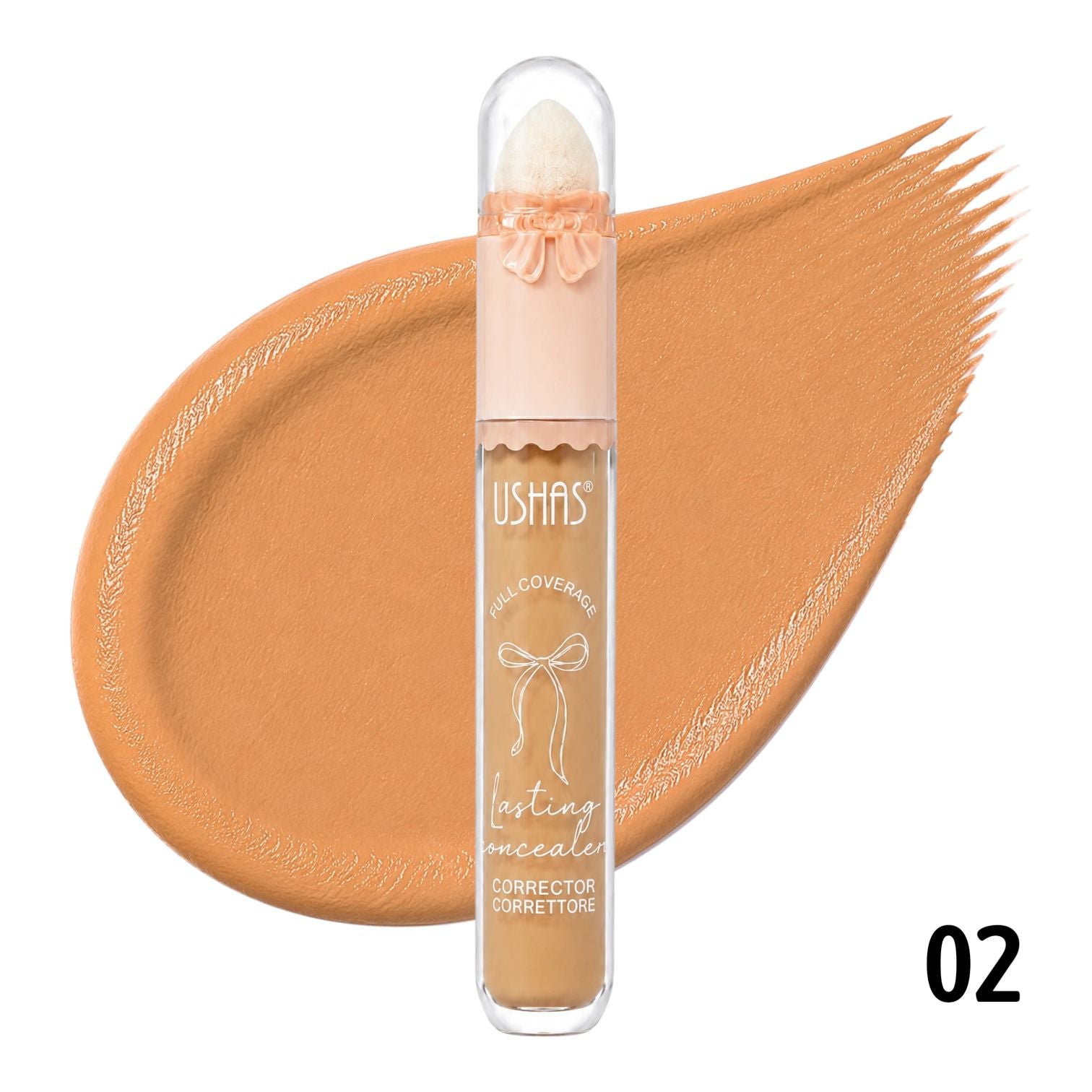 CORRECTOR LIQUIDO CON APLICADOR FULL COVERAGE MOÑITO USHAS