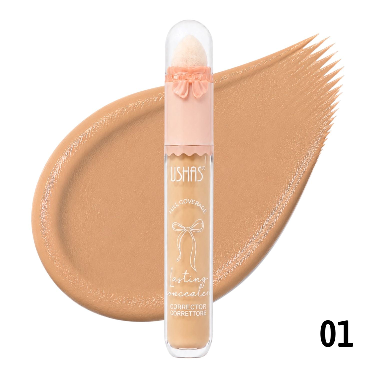 CORRECTOR LIQUIDO CON APLICADOR FULL COVERAGE MOÑITO USHAS
