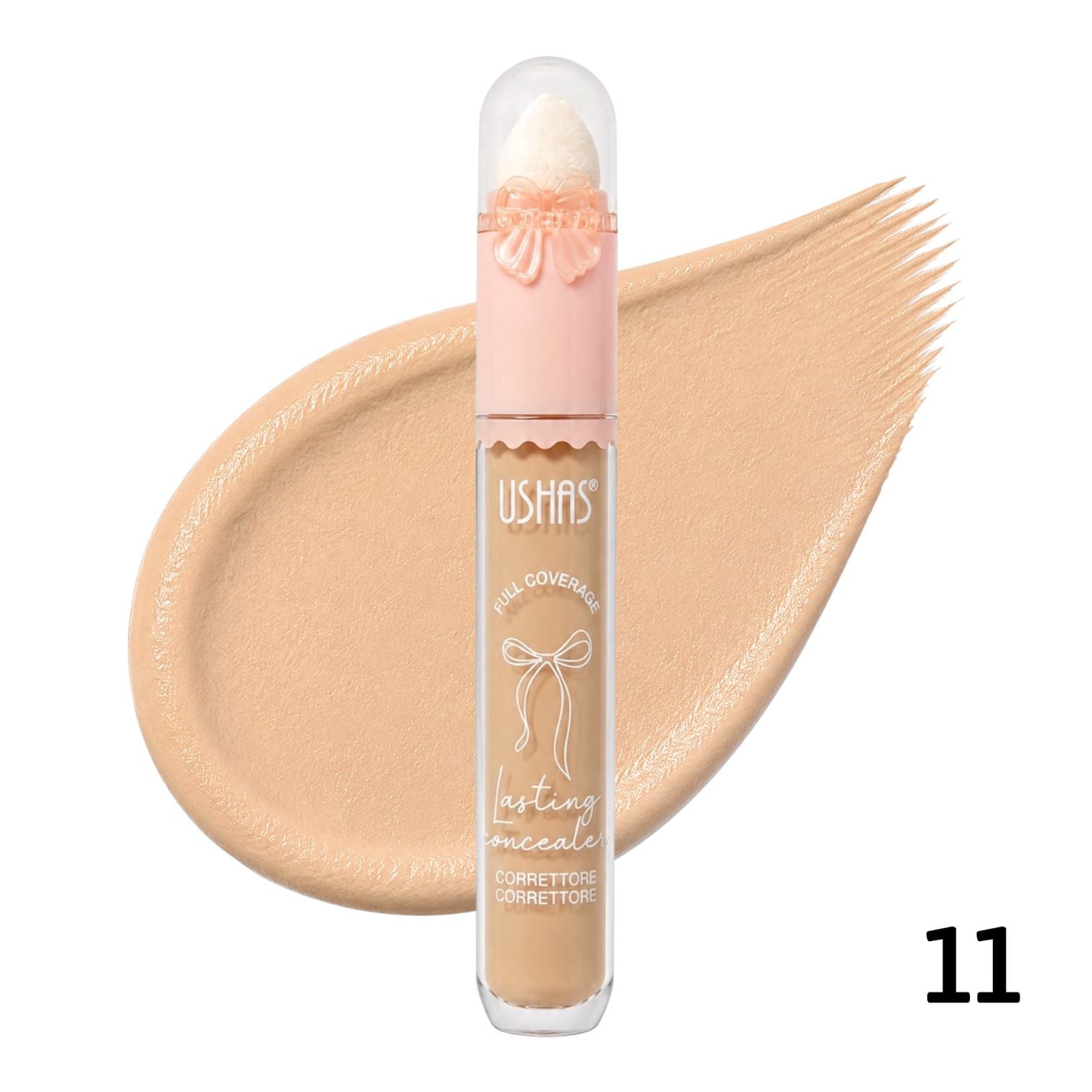 CORRECTOR LIQUIDO CON APLICADOR FULL COVERAGE MOÑITO USHAS