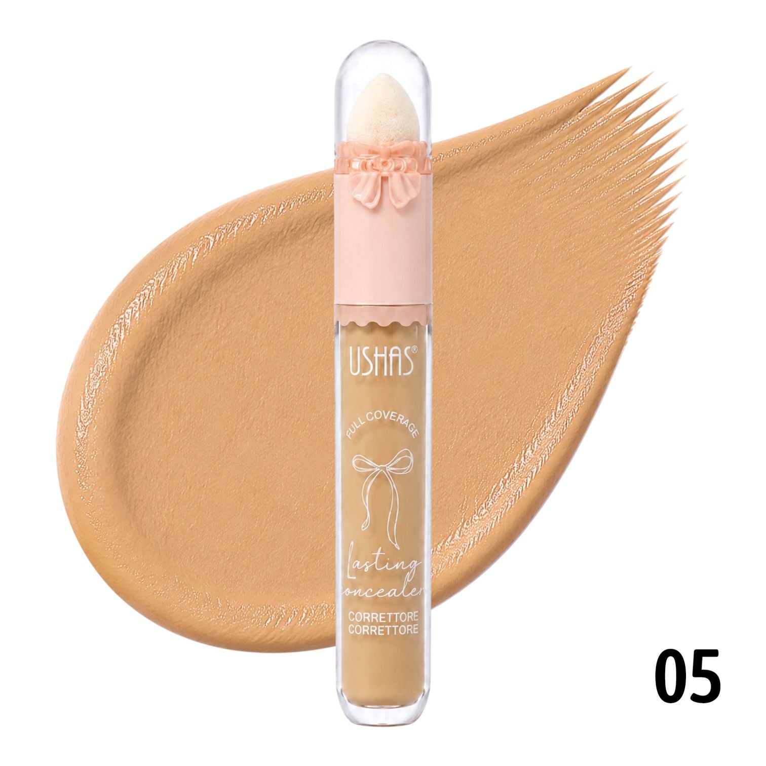 CORRECTOR LIQUIDO CON APLICADOR FULL COVERAGE MOÑITO USHAS