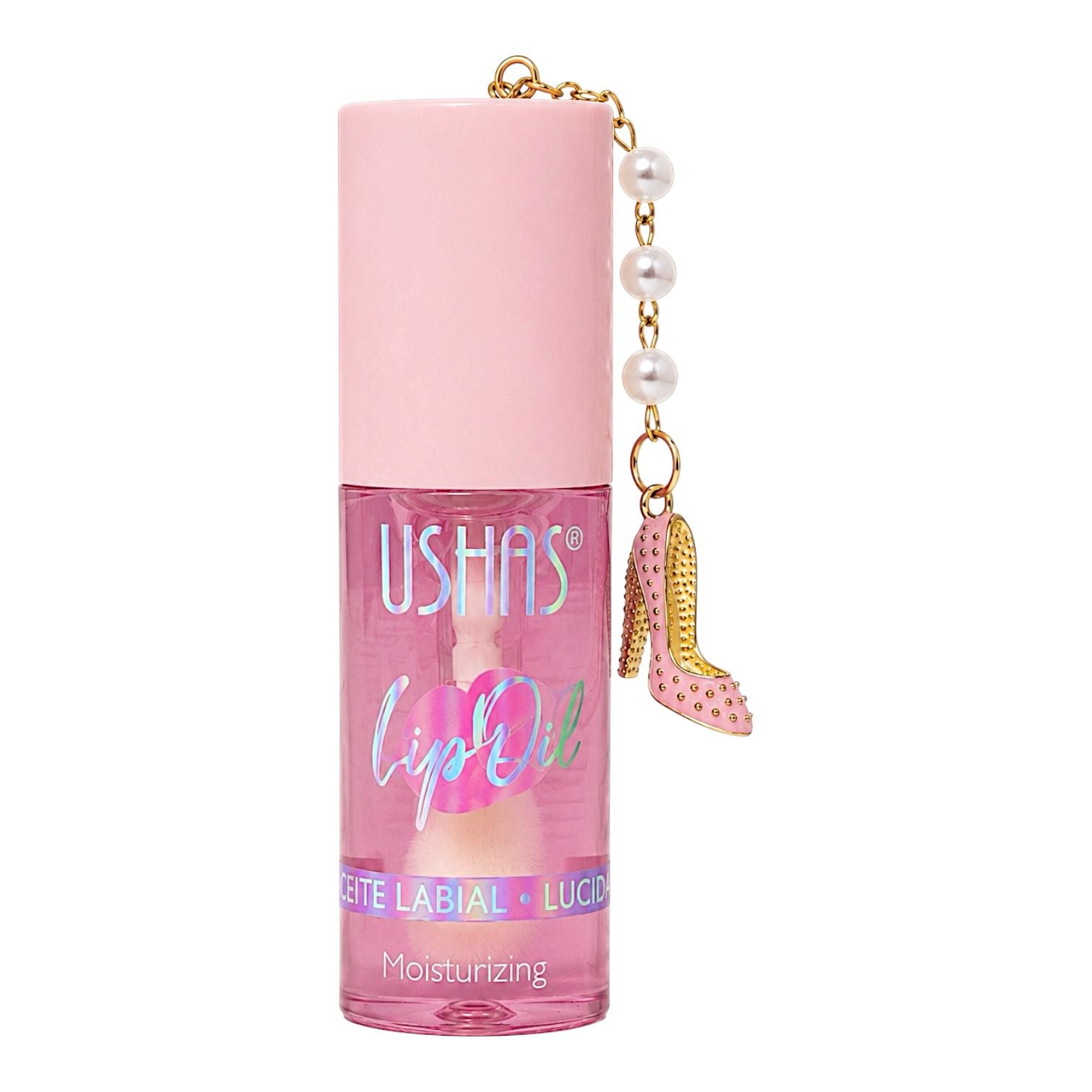 BRILLO GLOSS LIP OIL LLAVERO TACON USHAS