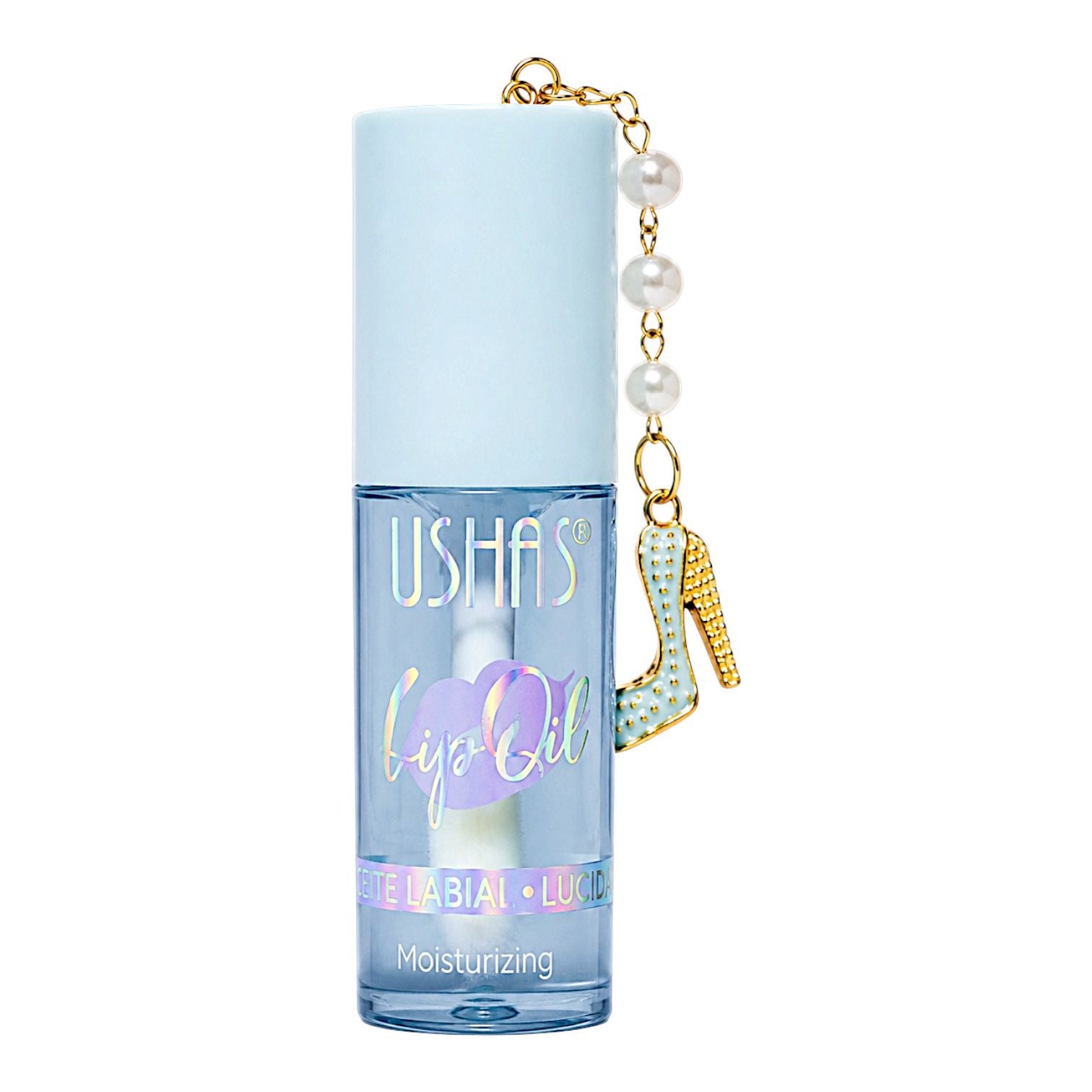 BRILLO GLOSS LIP OIL LLAVERO TACON USHAS
