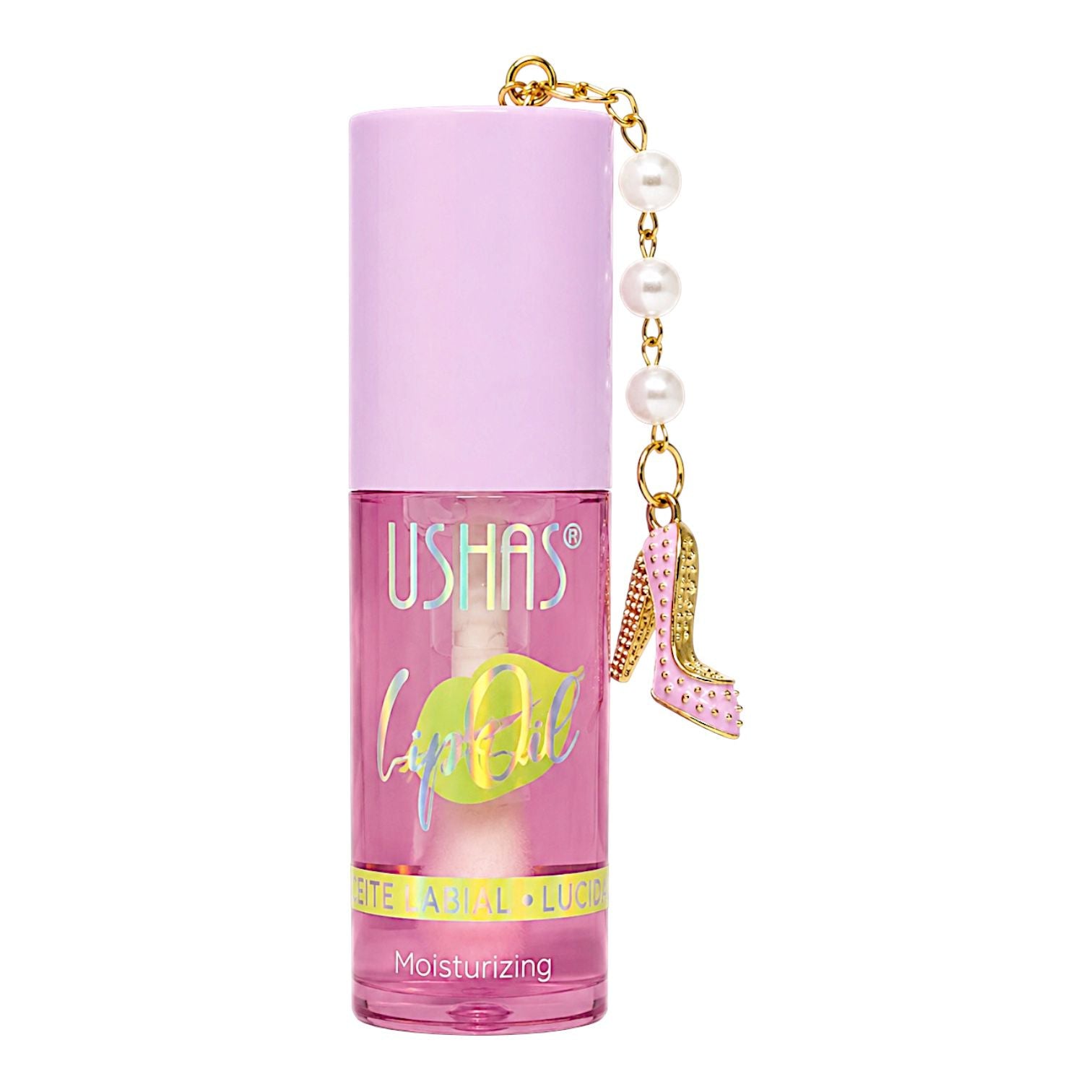 BRILLO GLOSS LIP OIL LLAVERO TACON USHAS