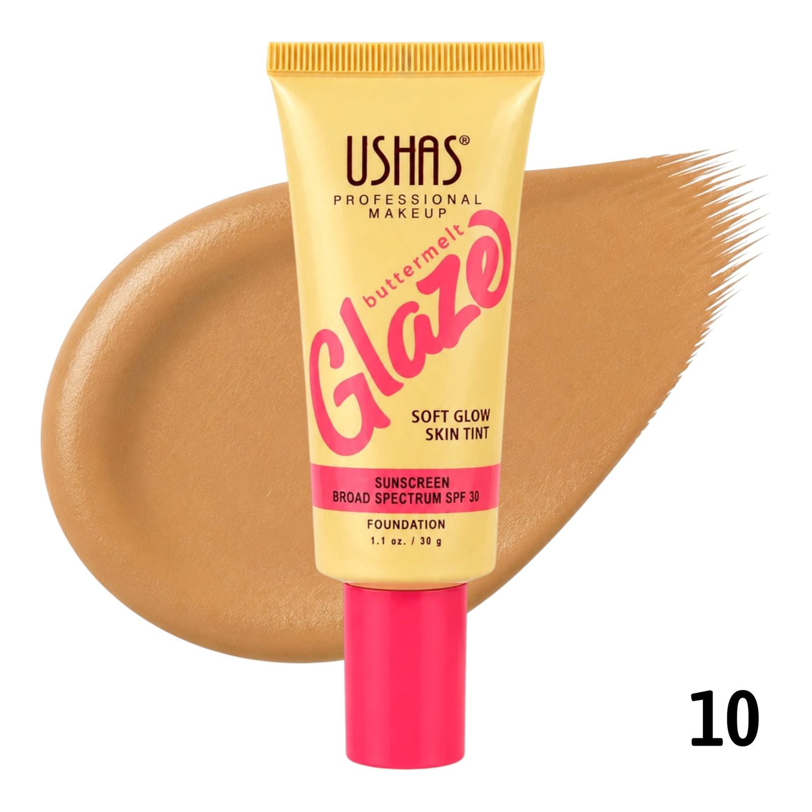 BASE LIQUIDA BUTTERMELT GLAZE  SPF30 30G USHAS