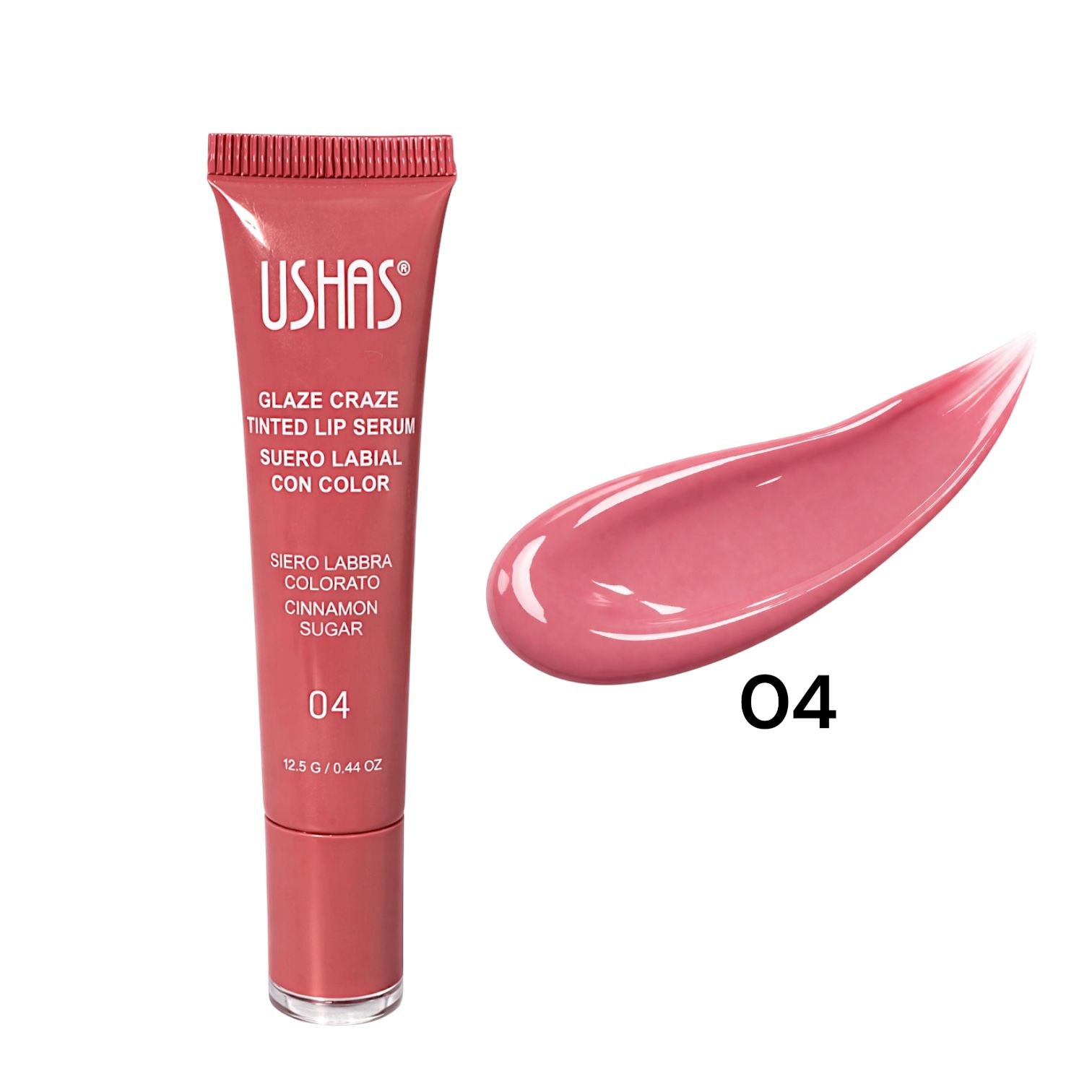 BRILLO CON COLOR TINTED LIP SERUM GLAZE CRAZE 12.5G USHAS