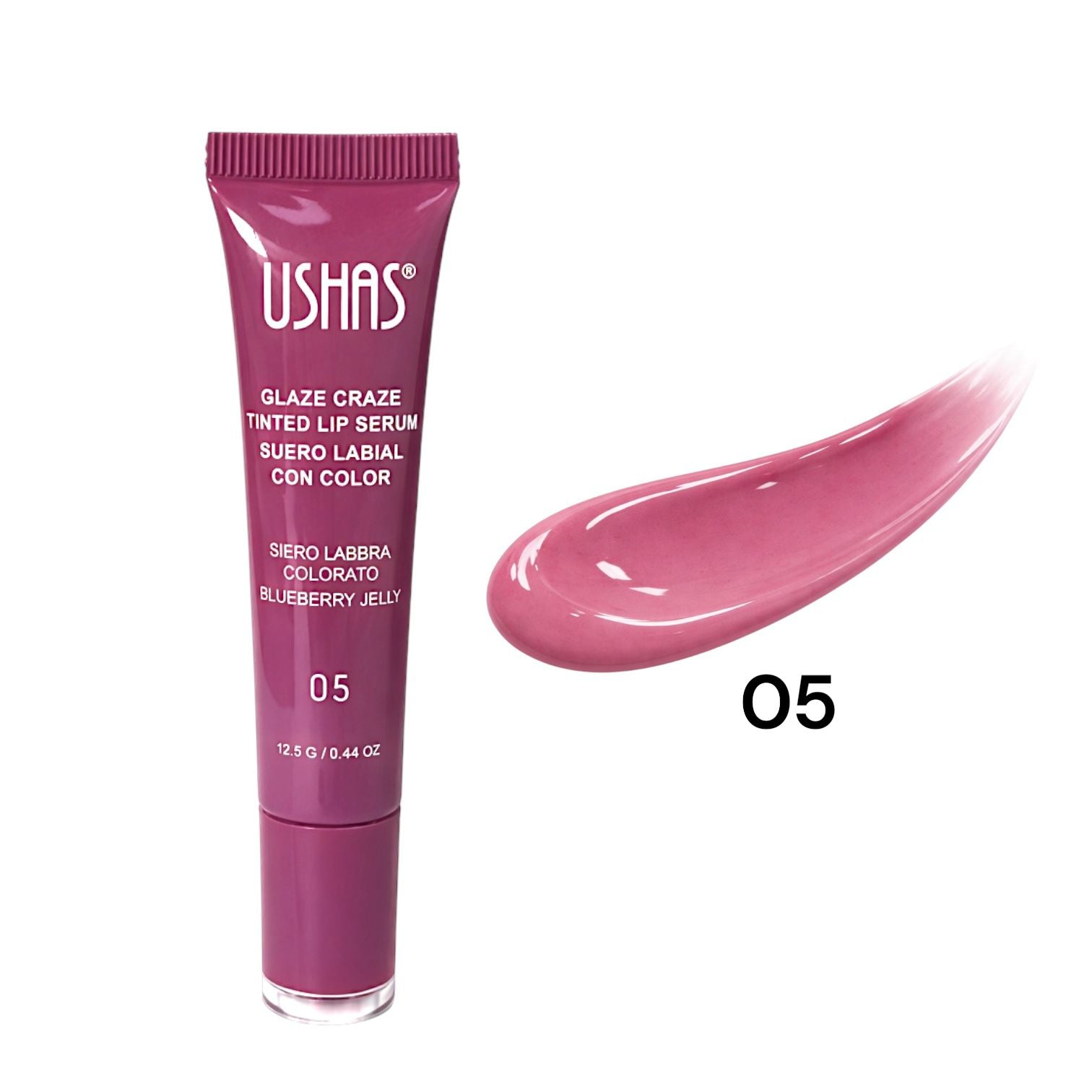 BRILLO CON COLOR TINTED LIP SERUM GLAZE CRAZE 12.5G USHAS