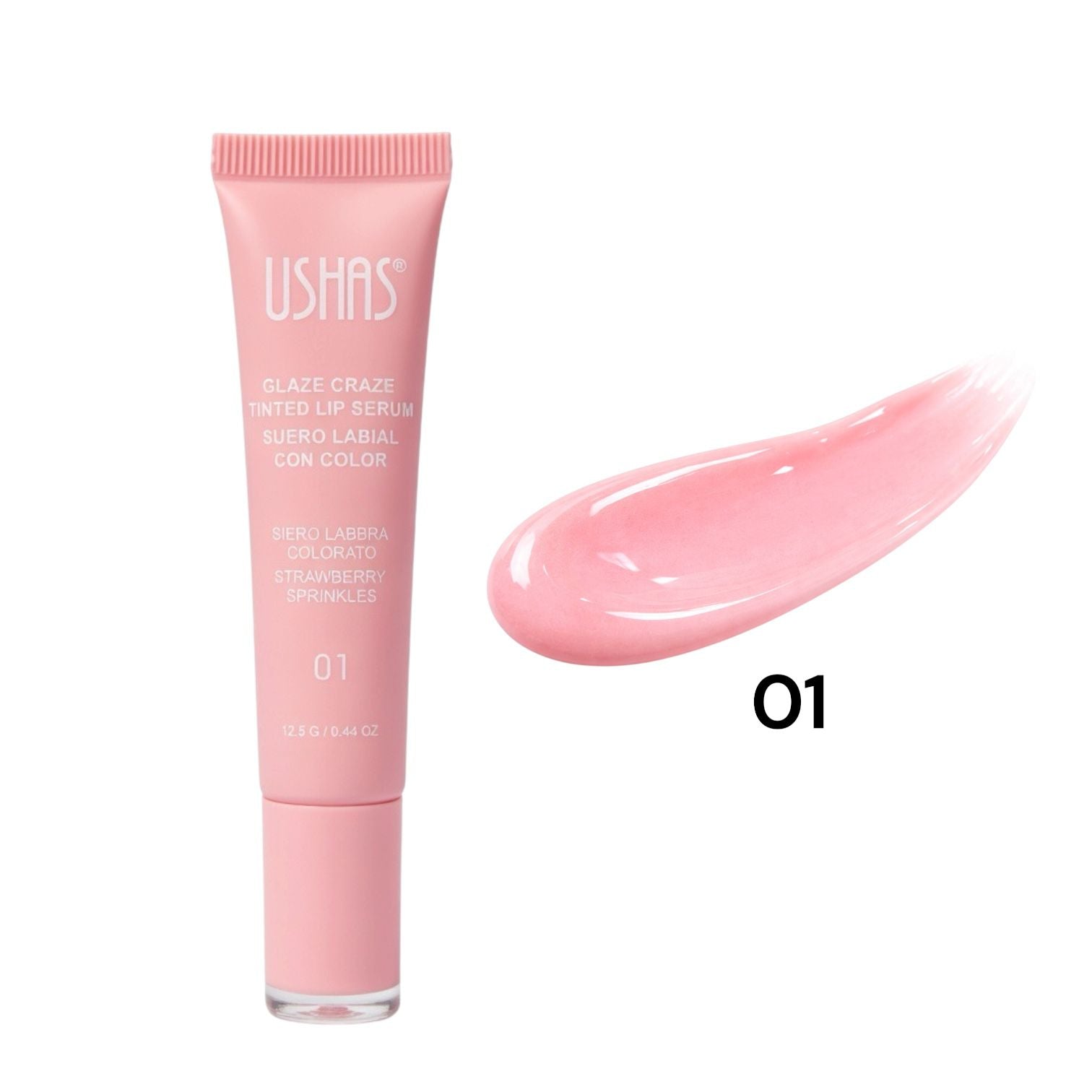 BRILLO CON COLOR TINTED LIP SERUM GLAZE CRAZE 12.5G USHAS