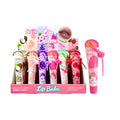 BRILLO GLOSS FRUTAS LIP BALM LLAVERO PLASTICO USHAS