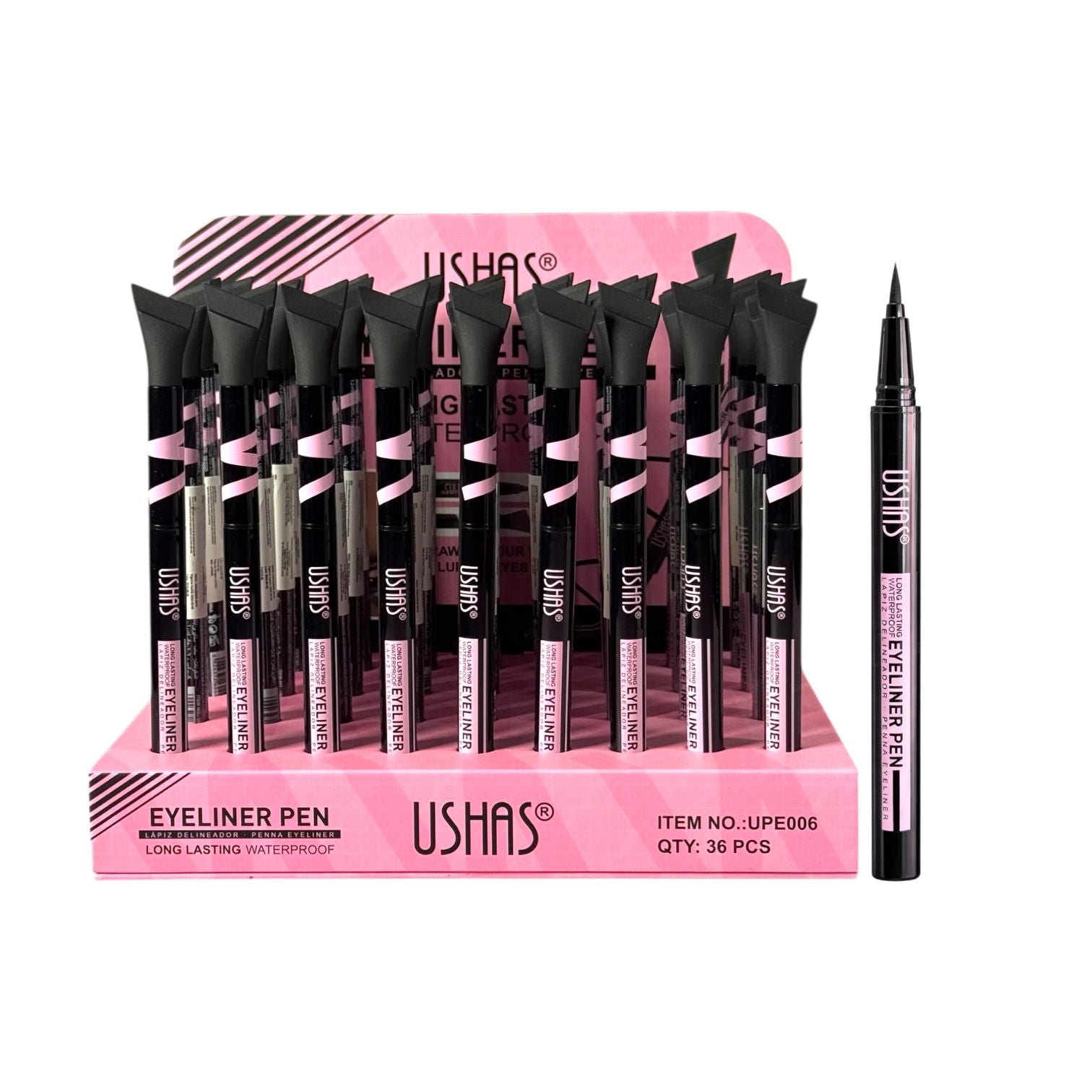 DELINEADOR EN PLUMON CON PLANTILLA USHAS