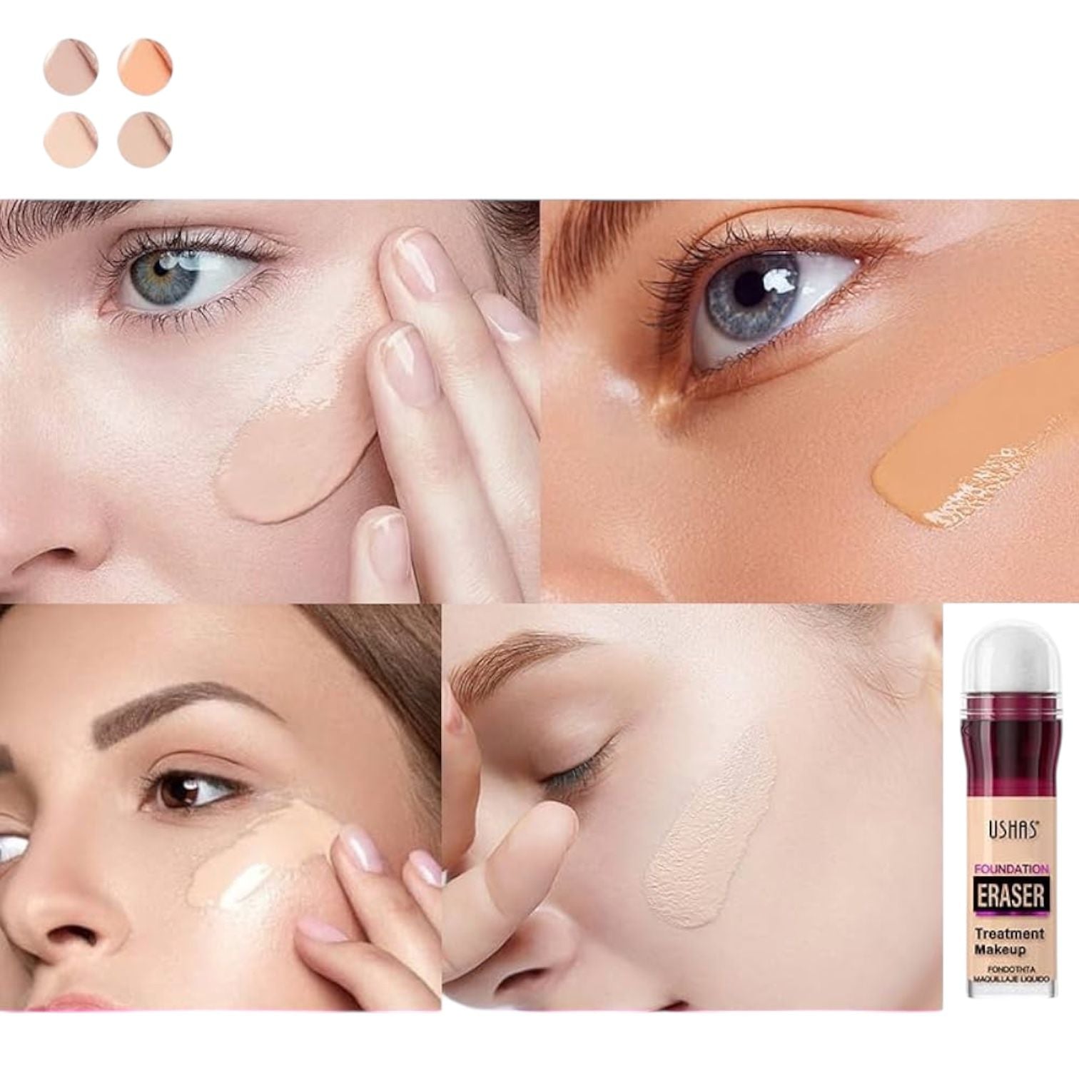 BASE CORRECTOR SPF15 CON ESPUMITA 24G USHAS