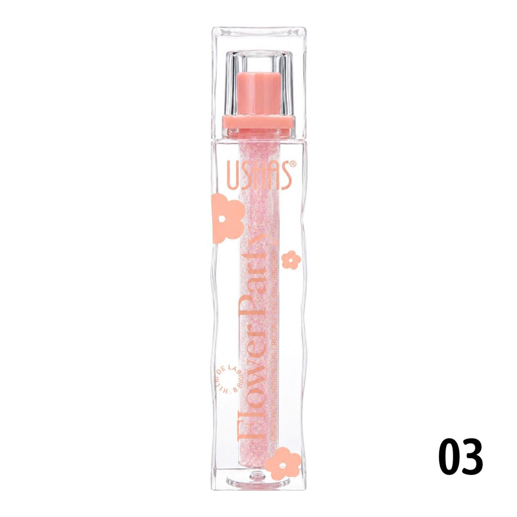 BRILLO GLOSS ESCARCHADO FLOWER PARTY 2.9G USHAS