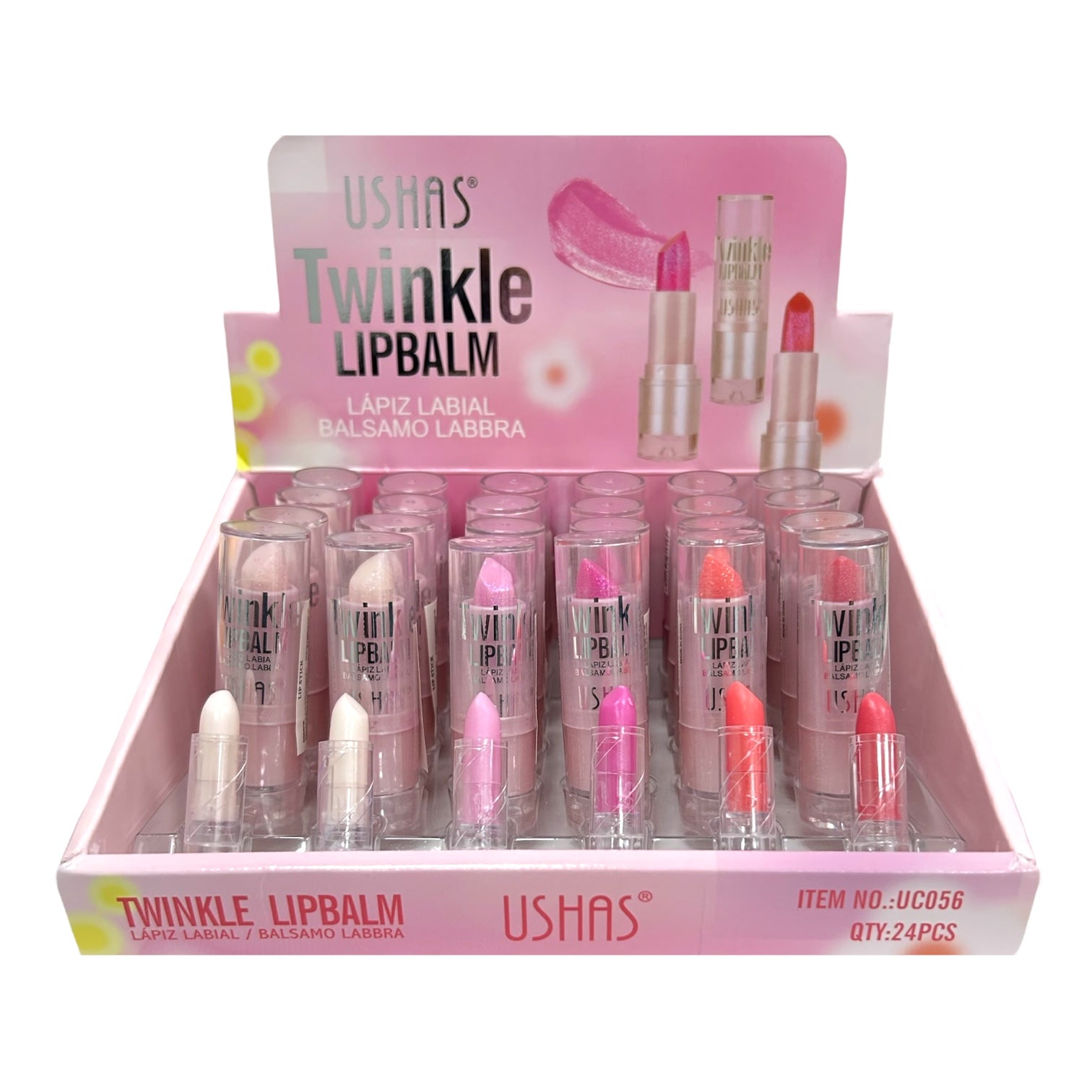 LABIAL MAGICO ESCARCHADO TWINKLE LIPBALM USHAS
