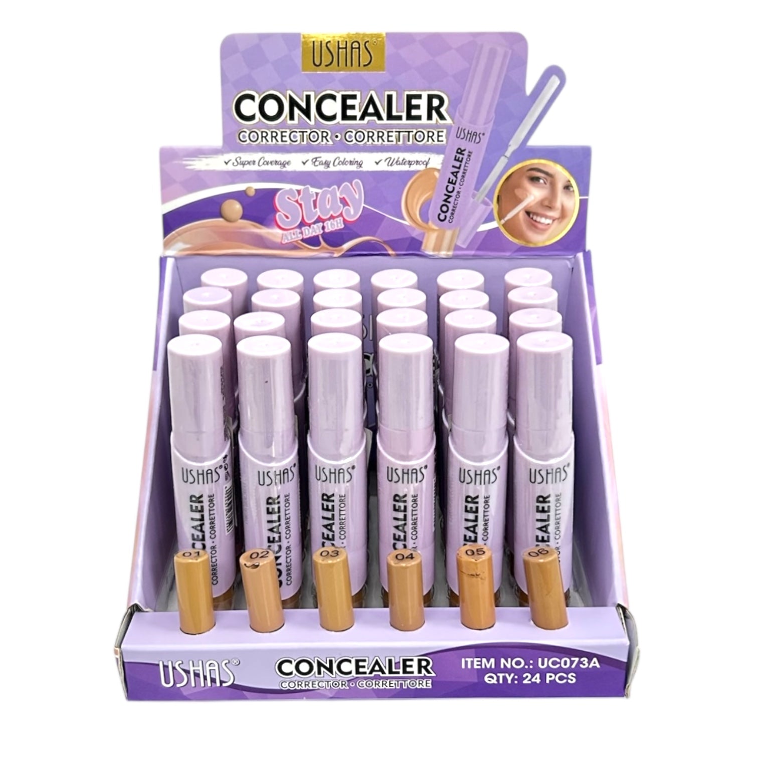 CORRECTOR LIQUIDO MATTE APLICADOR PALITA USHAS