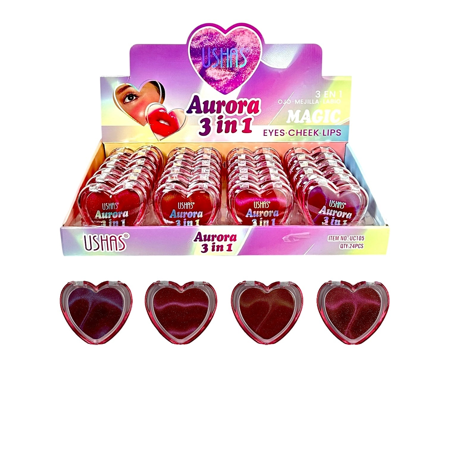 RUBOR MAGICO AURORA 3EN1 USHAS