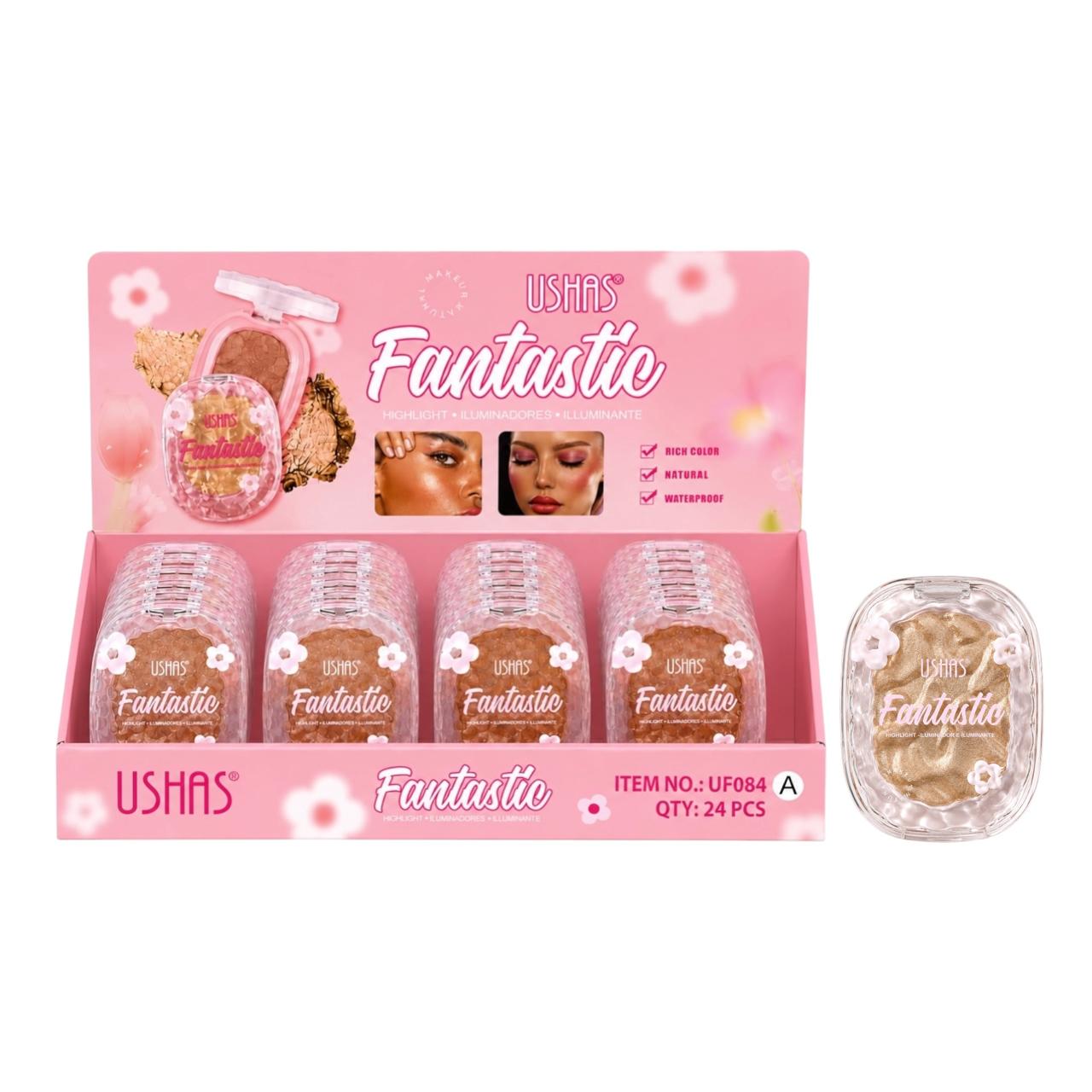 ILUMINADOR EN POLVO FANTASTIC FLORES USHAS