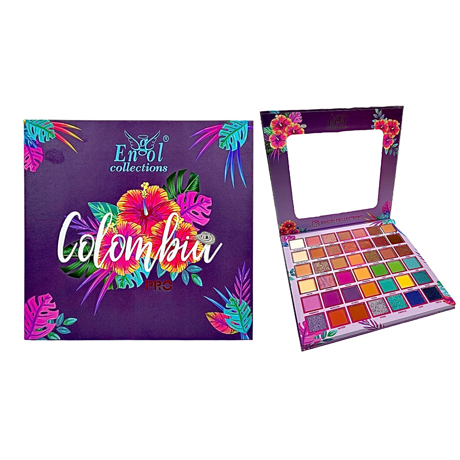 PALETA DE SOMBRAS COLOMBIA PRO ENGOL