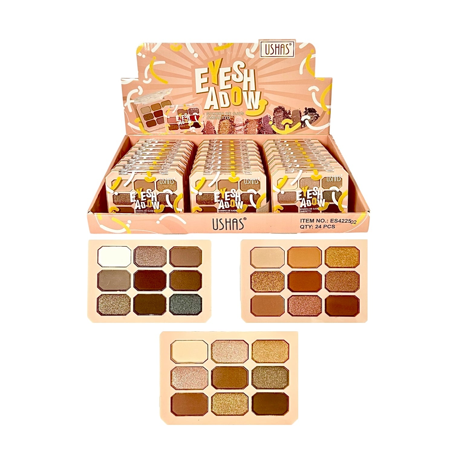 PALETA DE SOMBRAS X9 TONOS EYESHADOW USHAS