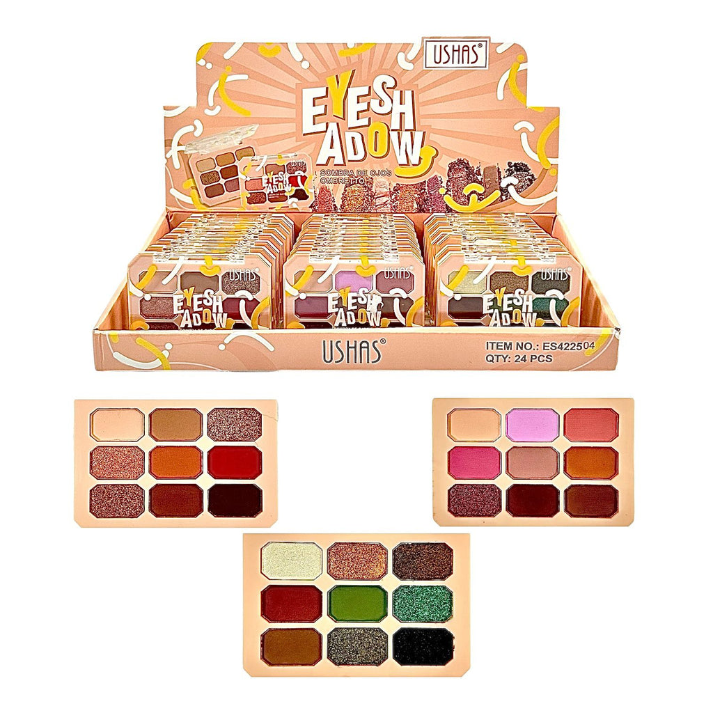 PALETA DE SOMBRAS X9 TONOS EYESHADOW USHAS