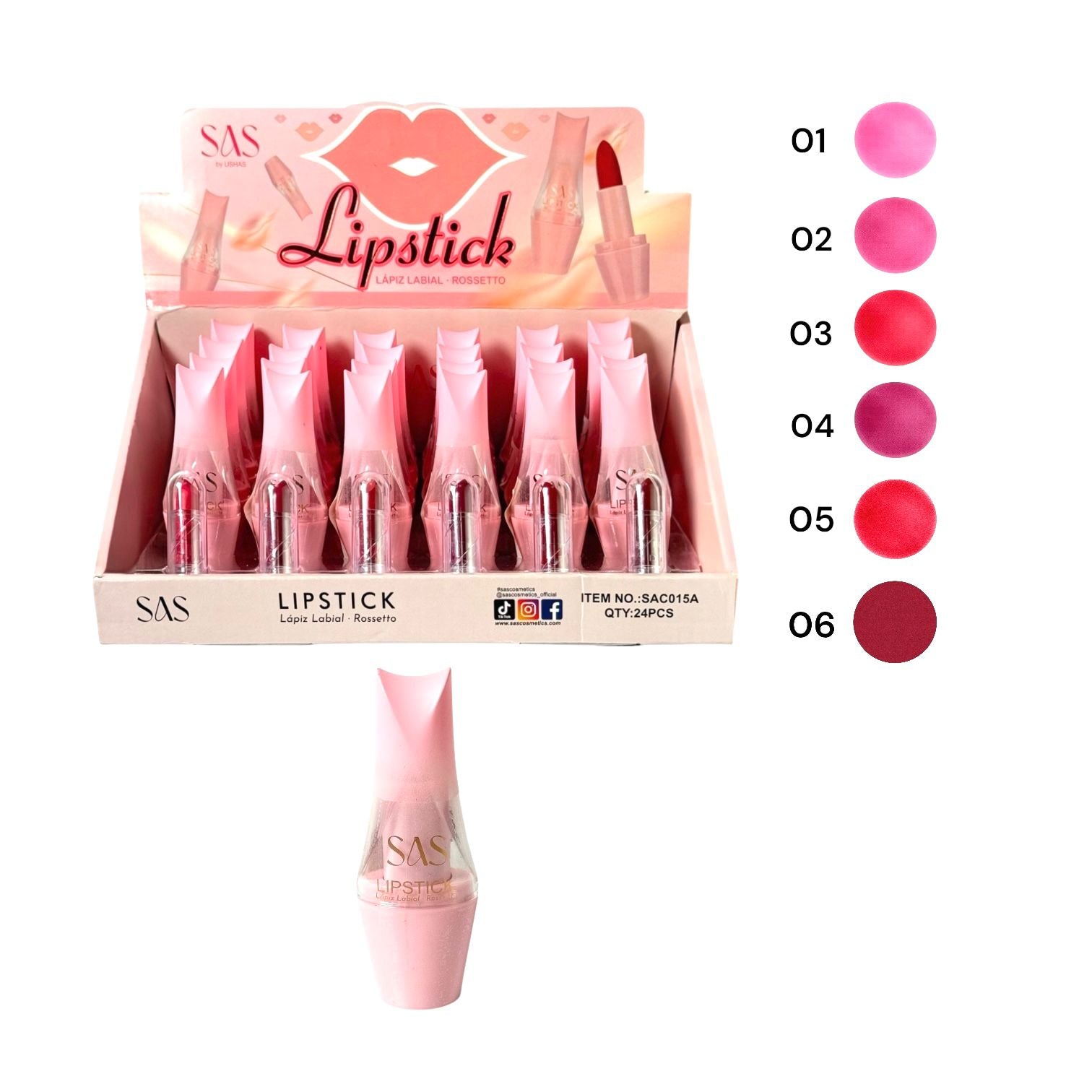 LABIAL EN BARRA ROSSETTO FORMA ESMALTE SAS