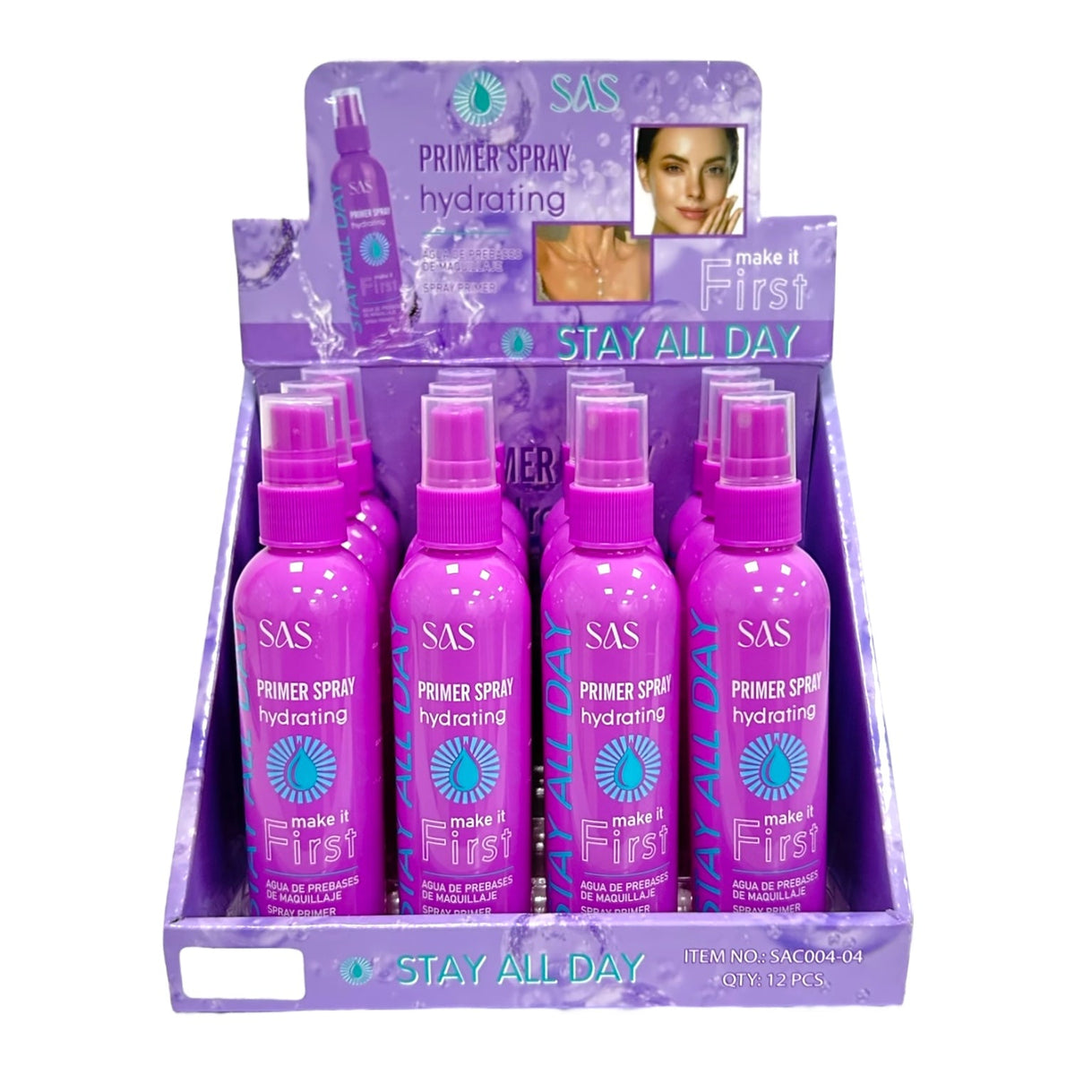 PRIMER EN SPRAY MORADO STAY ALL DAY SAS