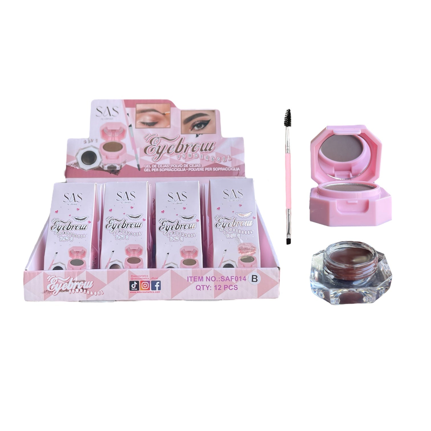 BETUN DE CEJAS GEL Y POLVO SAS USHAS