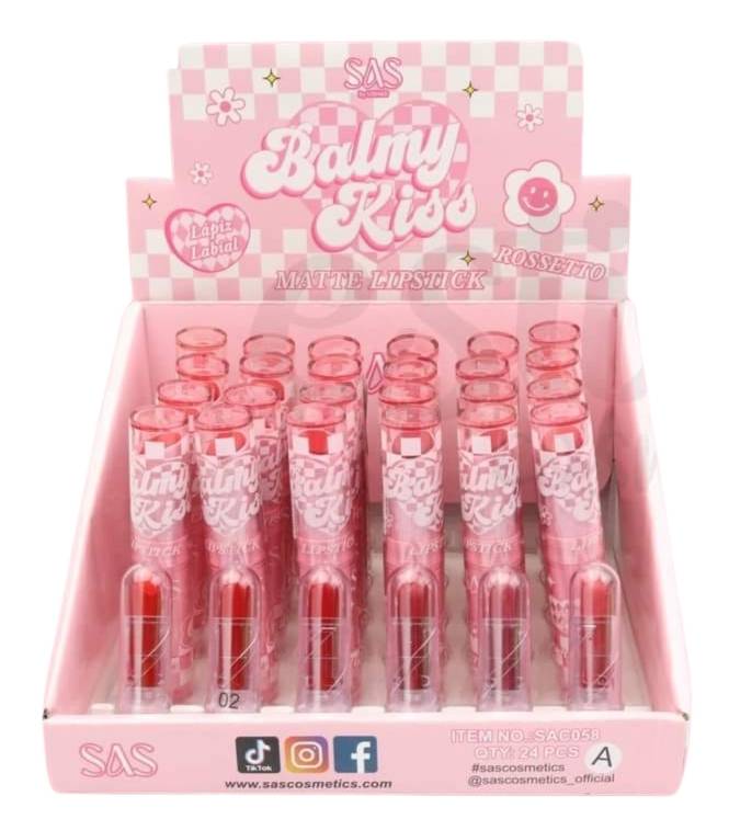 LABIAL EN BARRA BALMY KISS SAS USHAS