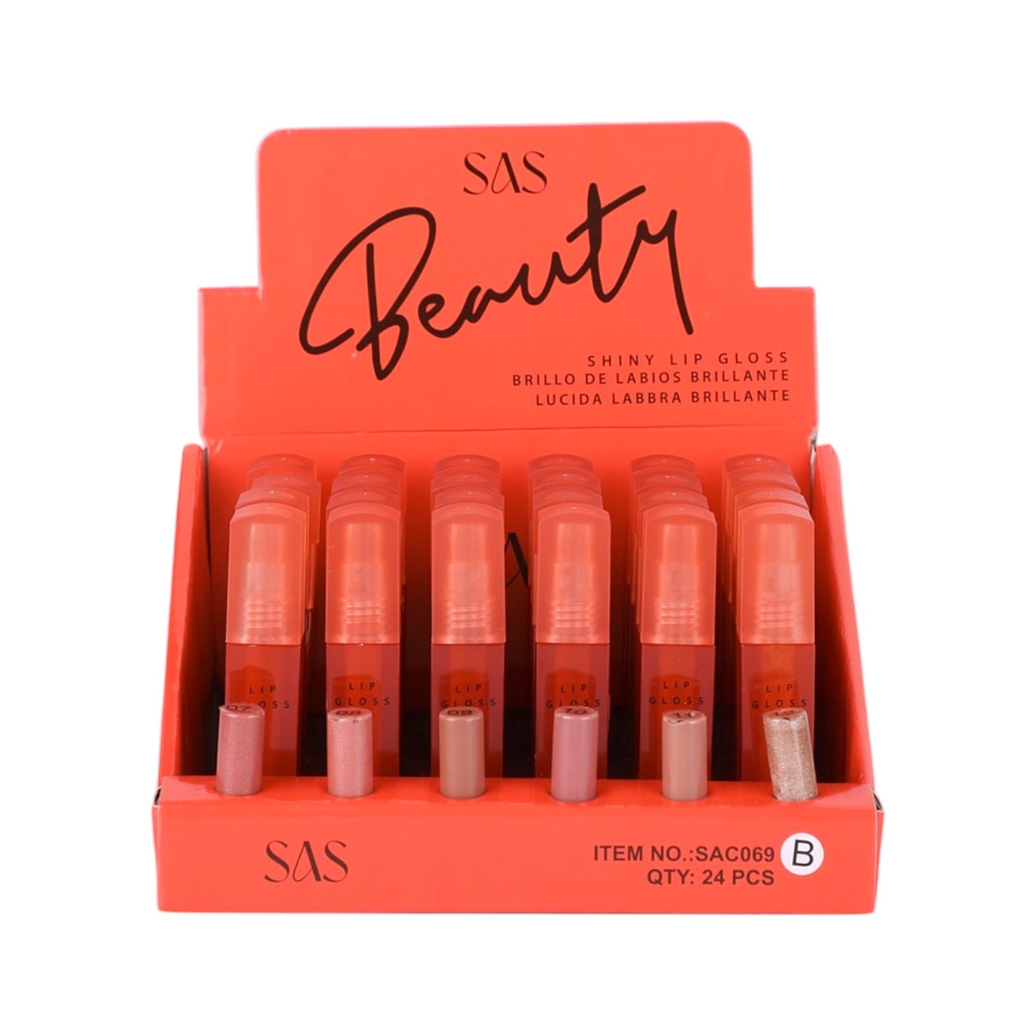 BRILLO GLOSS ESCARCHADO BEAUTY SAS