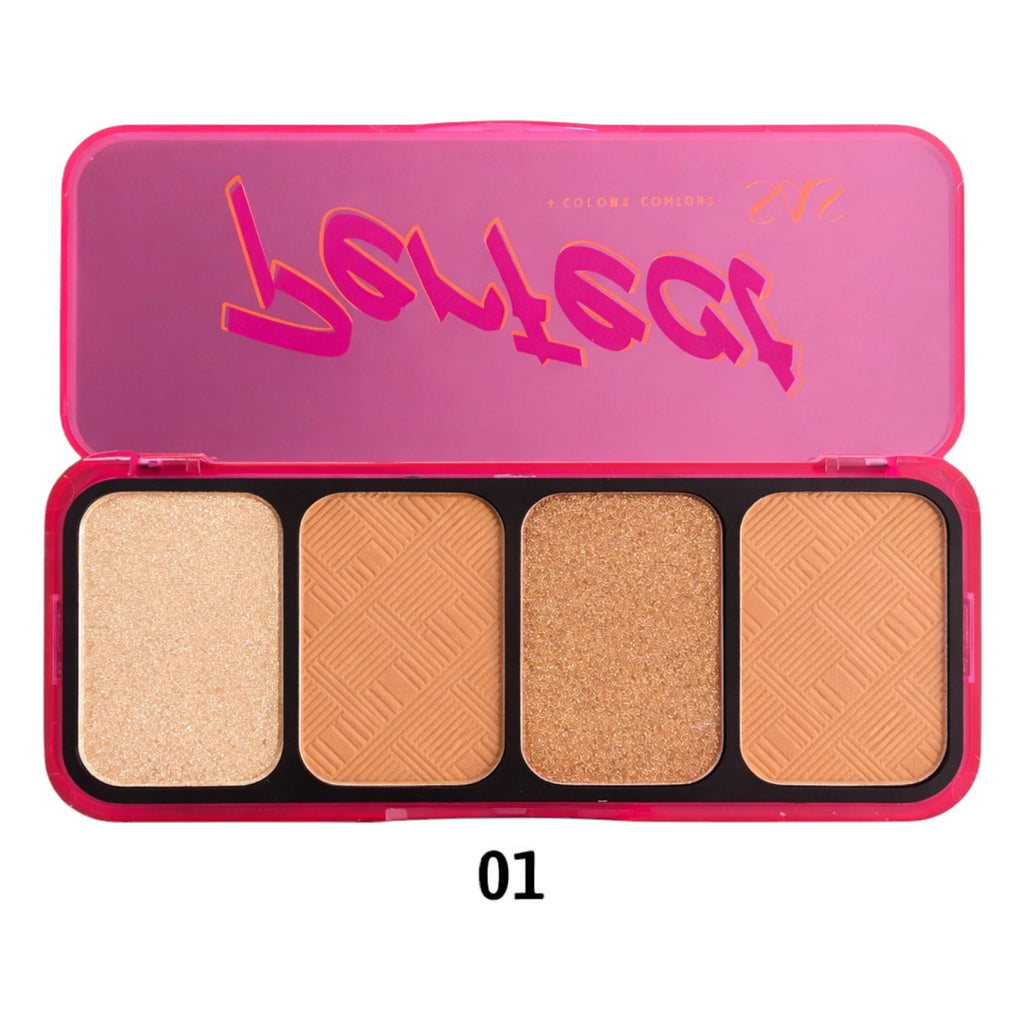 PALETA X4 ILUMINADOR Y CONTORNO PERFECT SAS