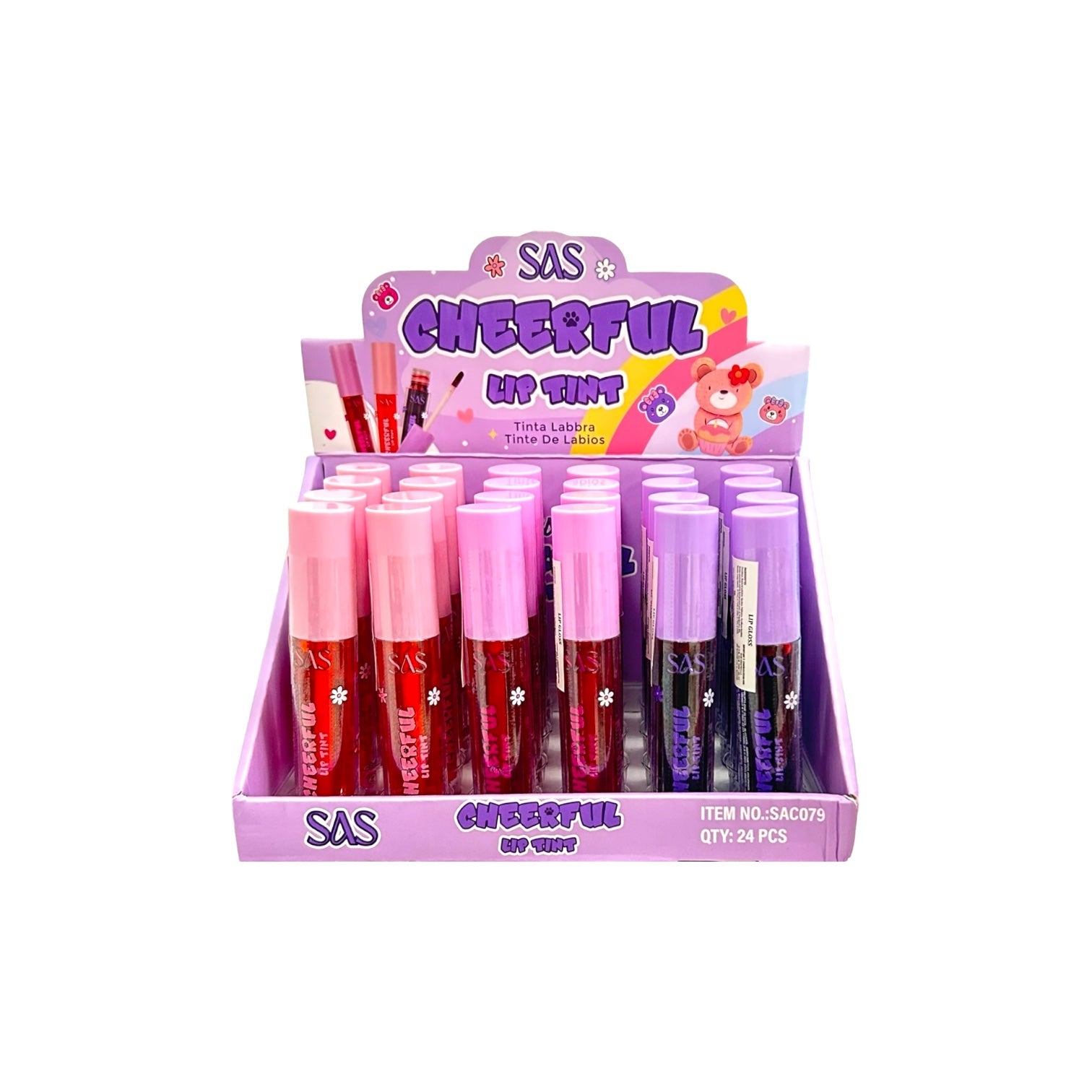 TINTA DE LABIOS OSITA CHEERFUL SAS