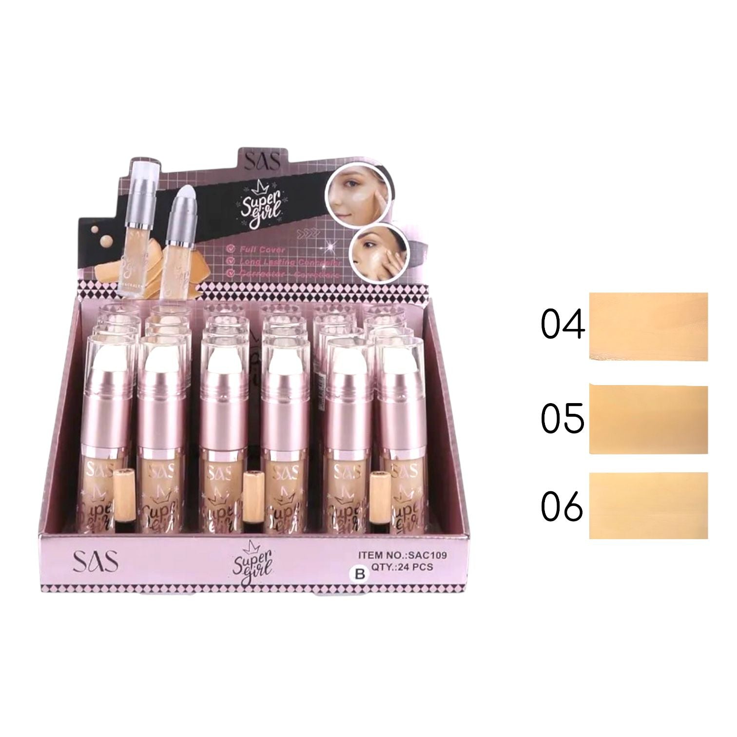 CORRECTOR SUPER GIRL CON ESPONJITA USHAS