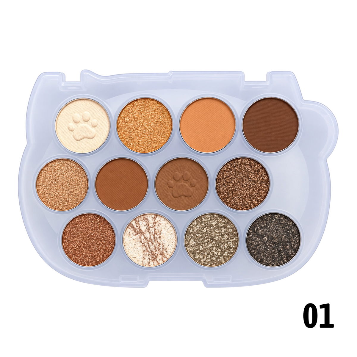 PALETA DE SOMBRAS X12 TONOS HELLO KITTY SAS
