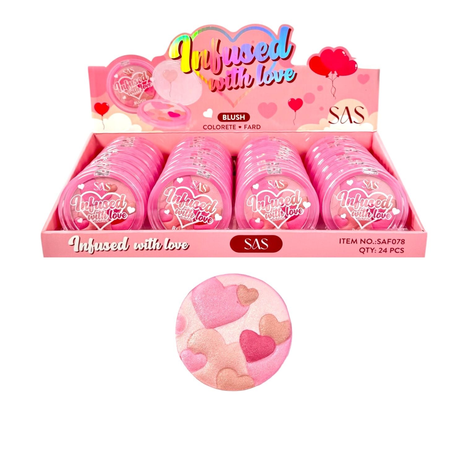 RUBOR SATINADO EN POLVO INFUSED WITH LOVE SAS