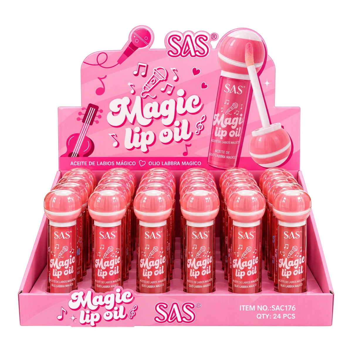 BRILLO MAGICO ACEITE DE LABIOS MAGICO MICROFONO SAS
