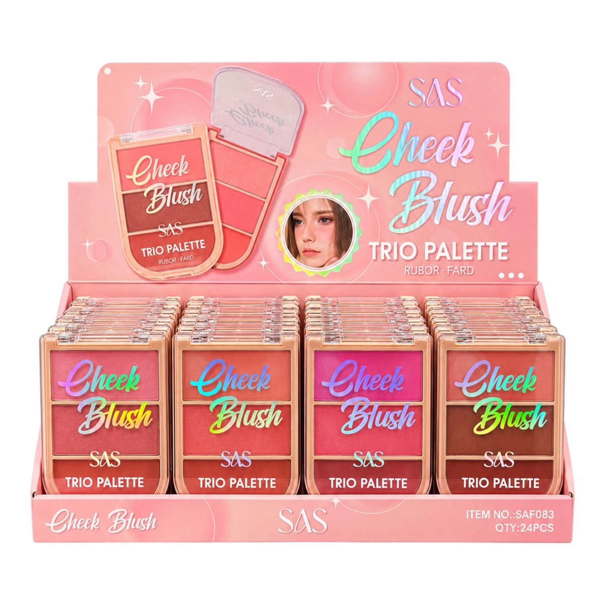 TRIO DE RUBORES CHEEK BLUSH SAS