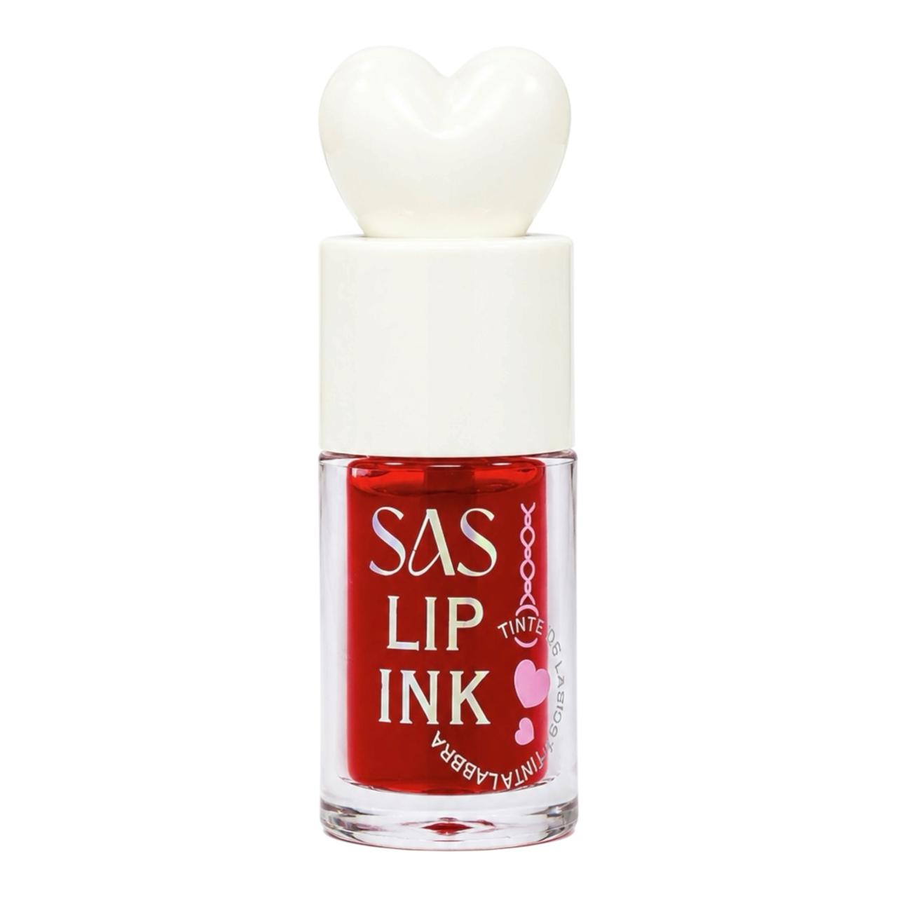 TINTA DE LABIOS LIP INK CADENITA TAPA CORAZON BLANCO SAS