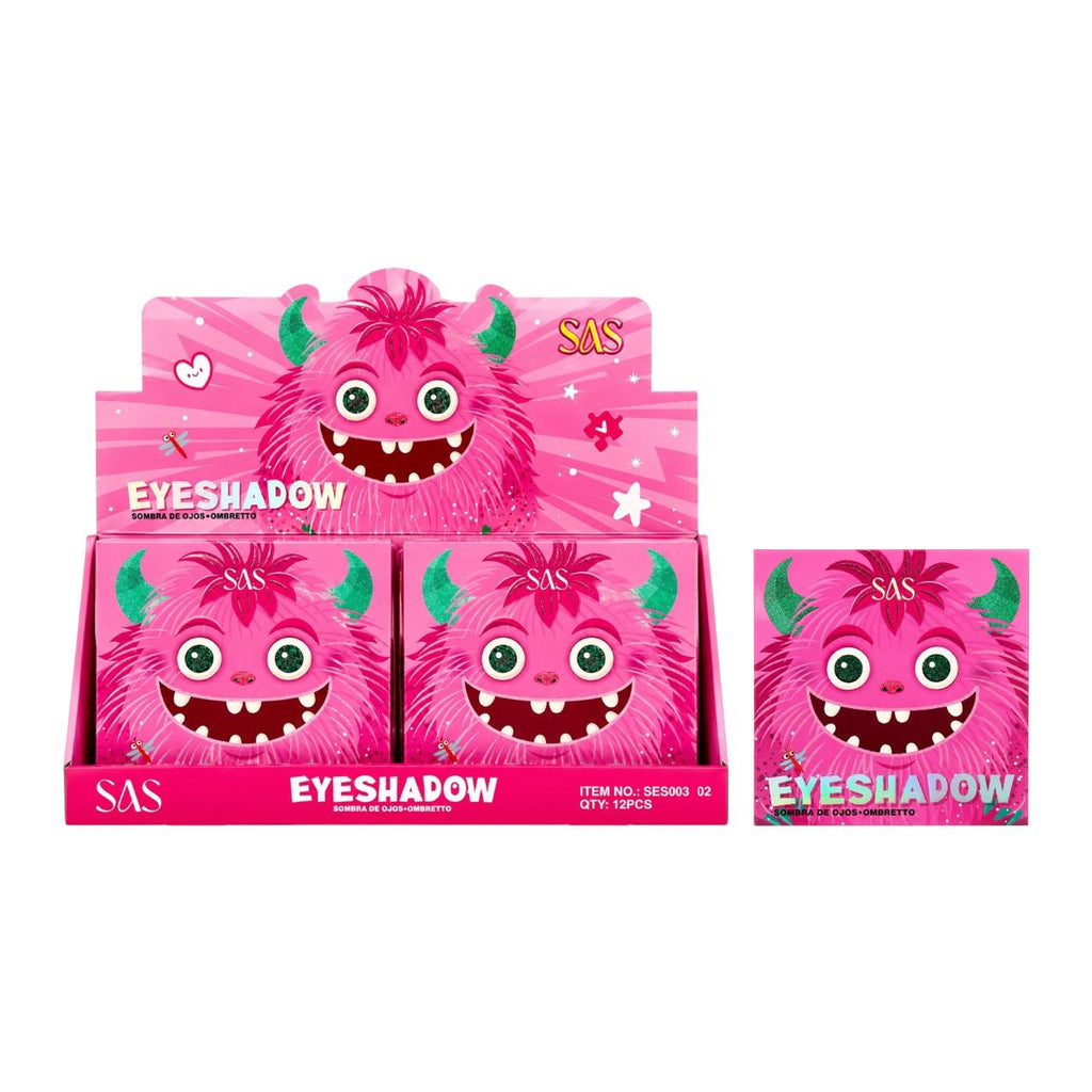 PALETA DE SOMBRAS X15 TONOS MONSTRICO ROSADO CACHOS VERDES SAS